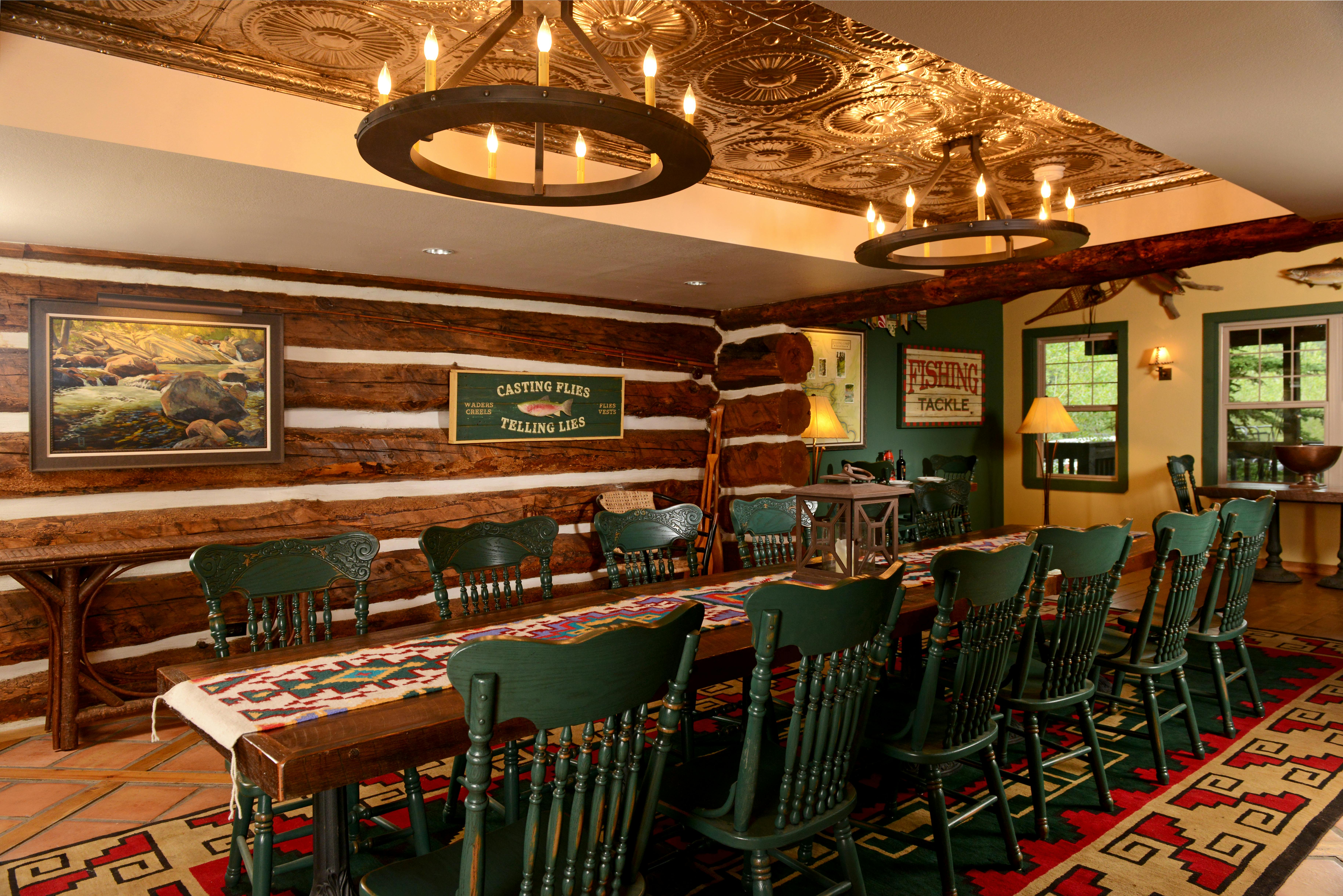 Fly Fishing Camp, an event space at The Broadmoor Wilderness Experiences