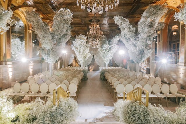 Featured photo from Breathtaking and Extravagant White Wedding