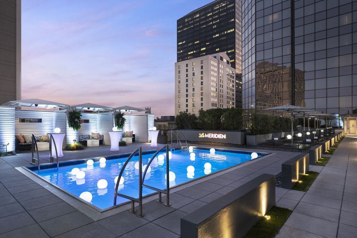 Pool Deck, an event space at Le Meridien New Orleans