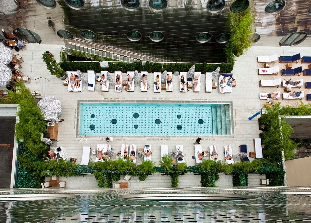 The Beach, Outdoor event space at Dream Downtown