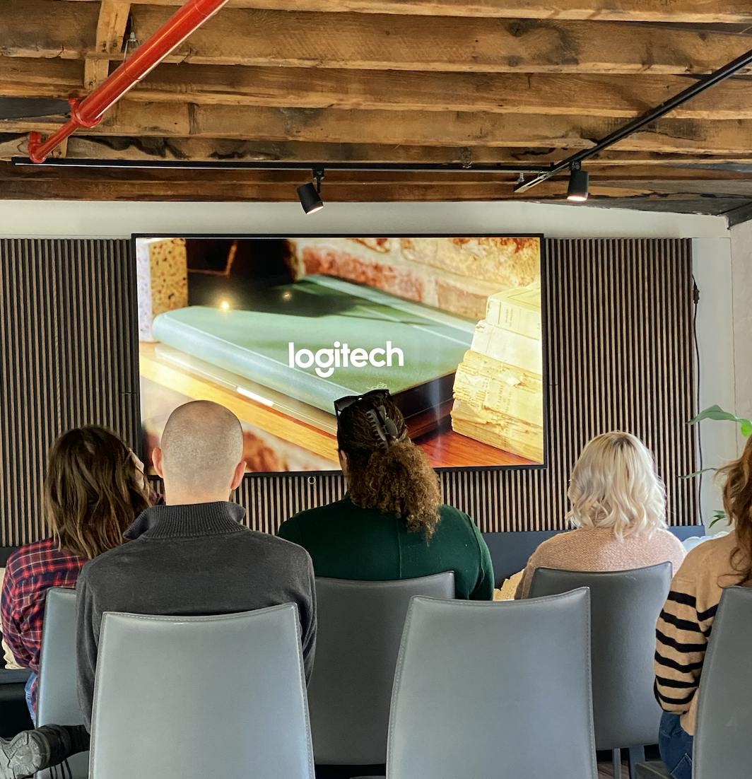Featured photo from Logitech's Casa Pop-Up Desk Launch