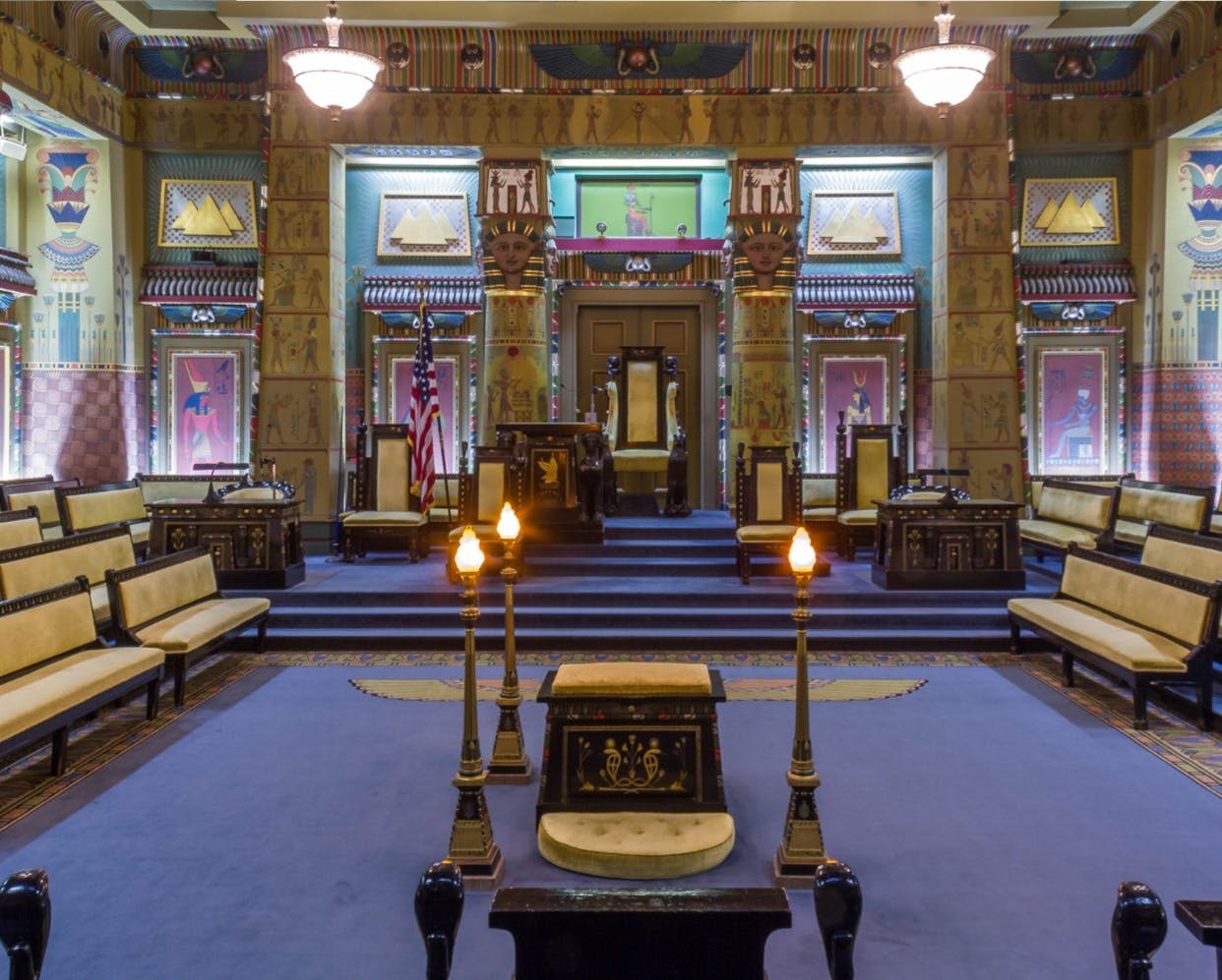 Egyptian Hall, an event space at ONE North Broad
