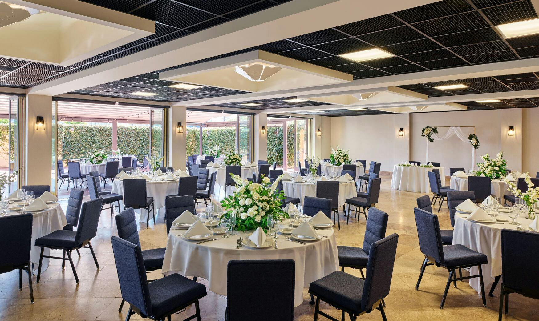 Palisades Garden Room & Patio, an event space at Courtyard Marriott Los Angeles Westside