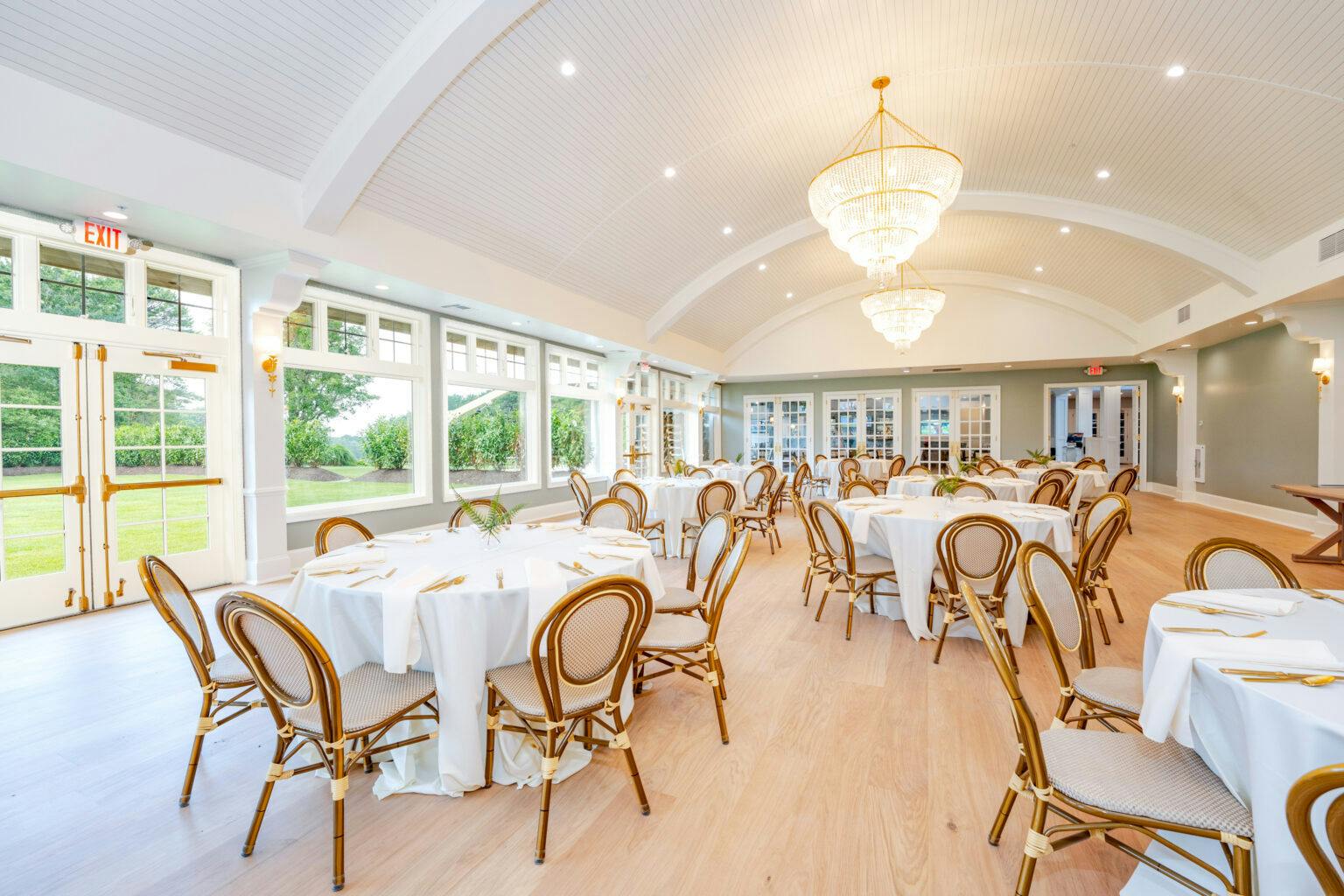 Garden Ballroom, an event space at LBI National Golf & Resort