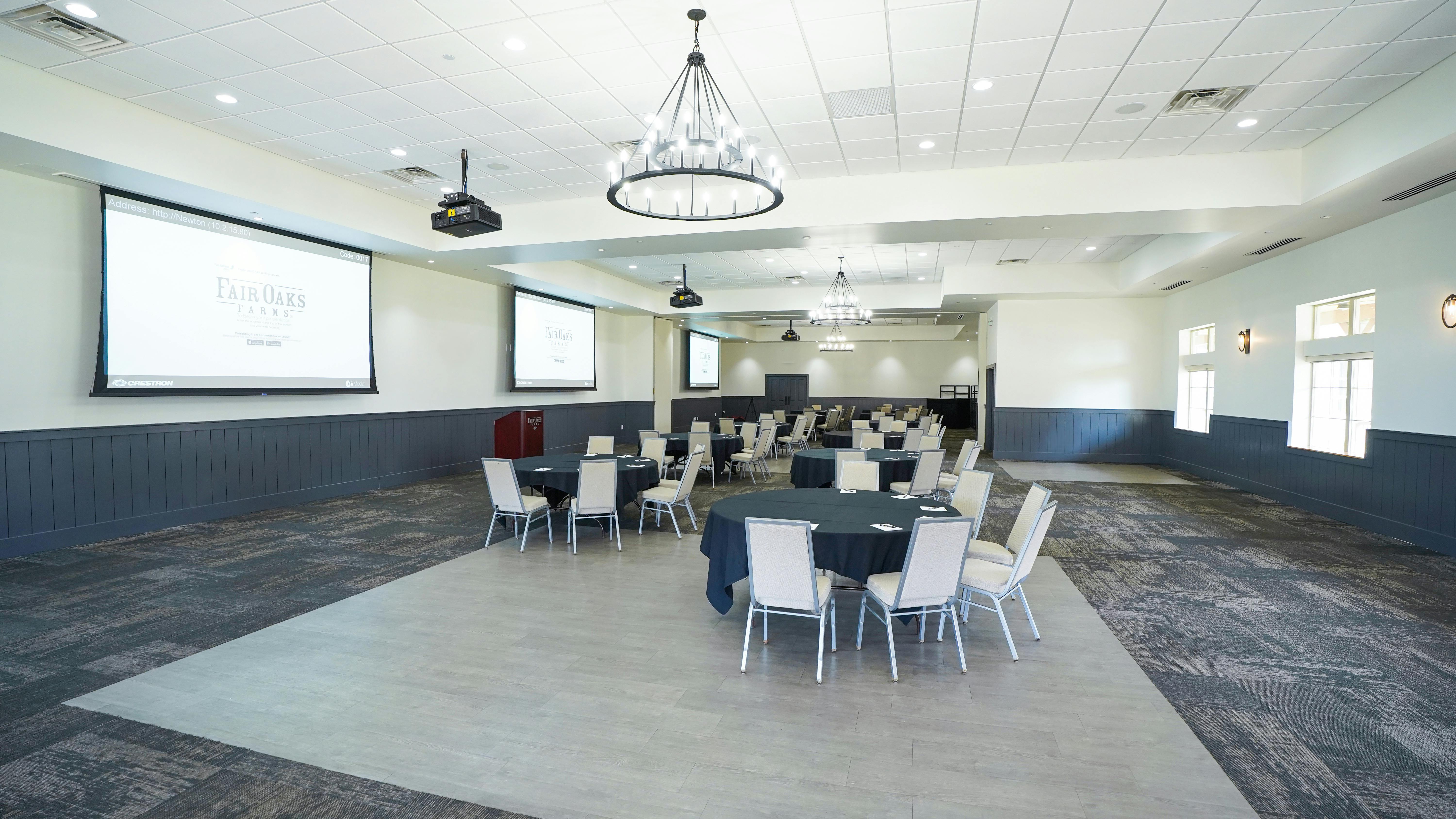 Fair Oaks Farms Conference Center, an event space at Fairfield Inn & Suites Fair Oaks Farms