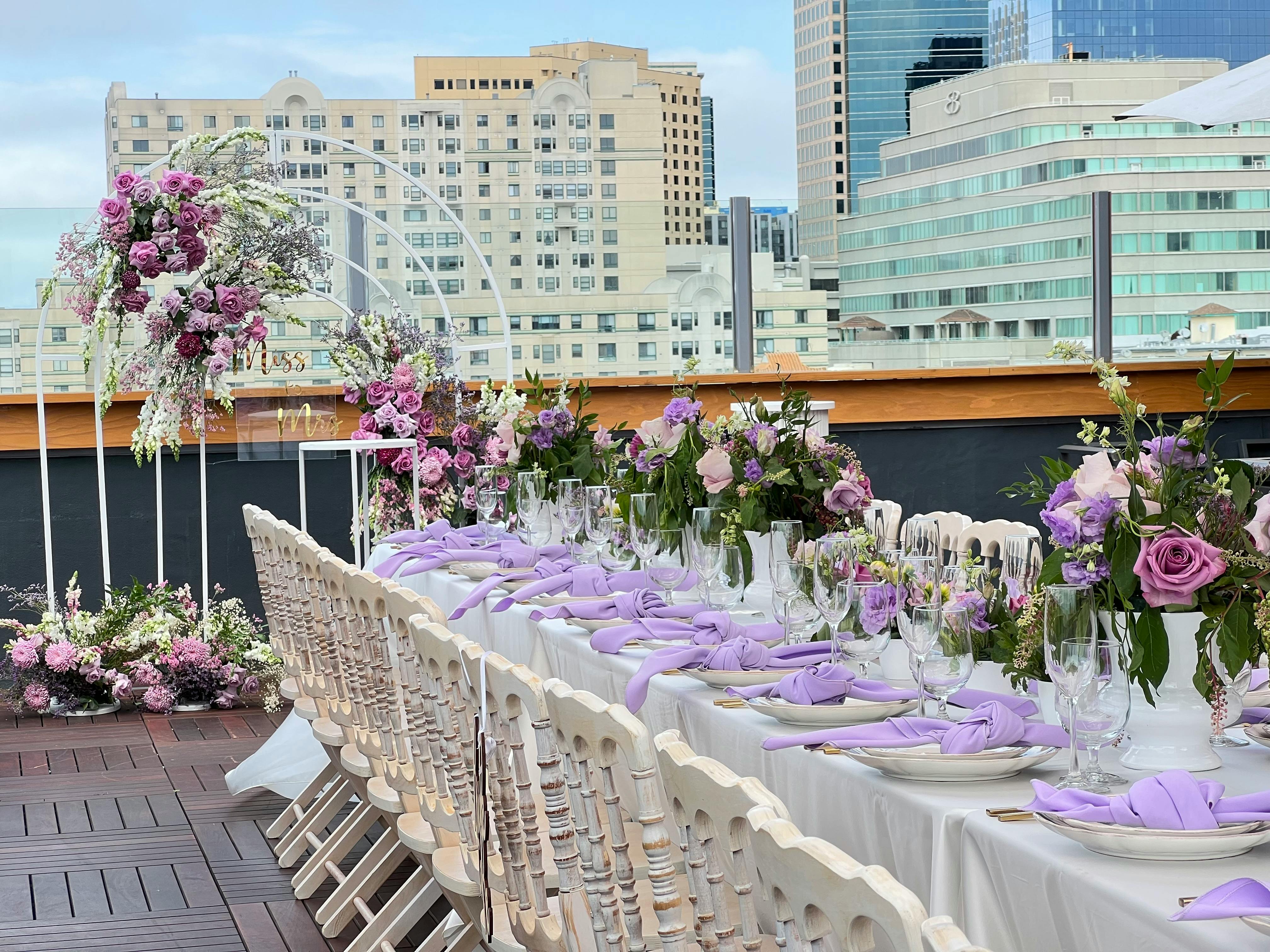 Featured photo from Rooftop Intimate Wedding Reception