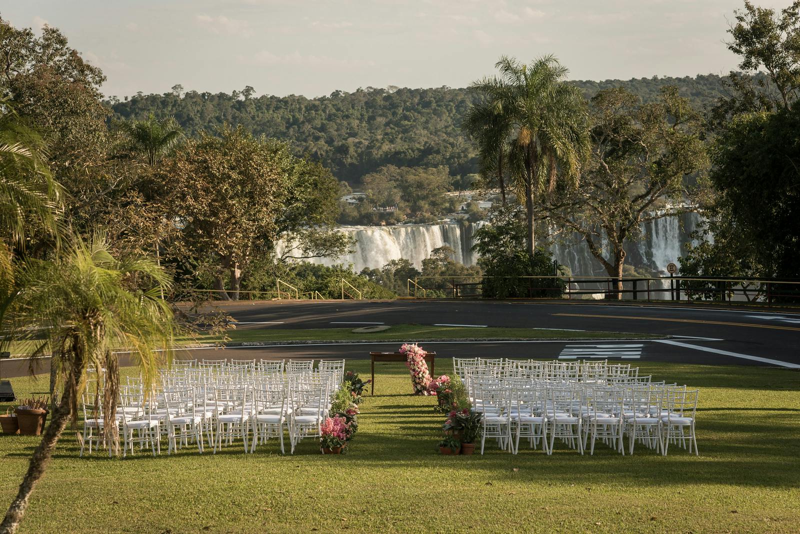 Front Lawn with View to the Falls, an event space at Hotel Das Cataratas A Belmond Hotel