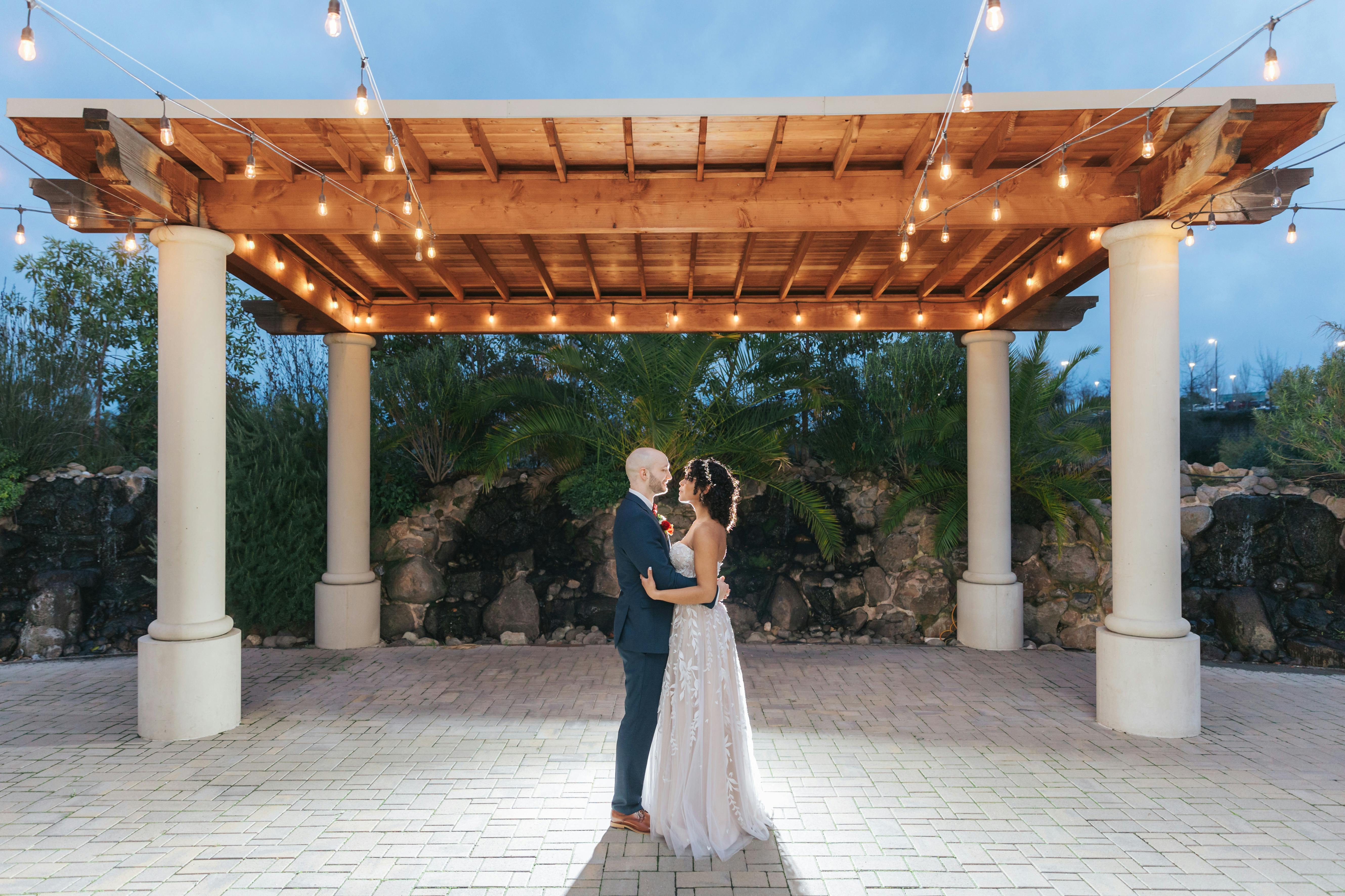 Ceremony: Waterfall Arbor, an event space at Union Brick by Wedgewood Weddings