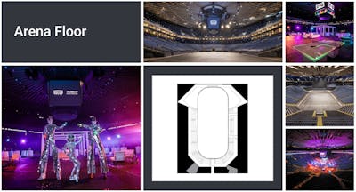 Arena Floor | Oakland Arena | PartySlate