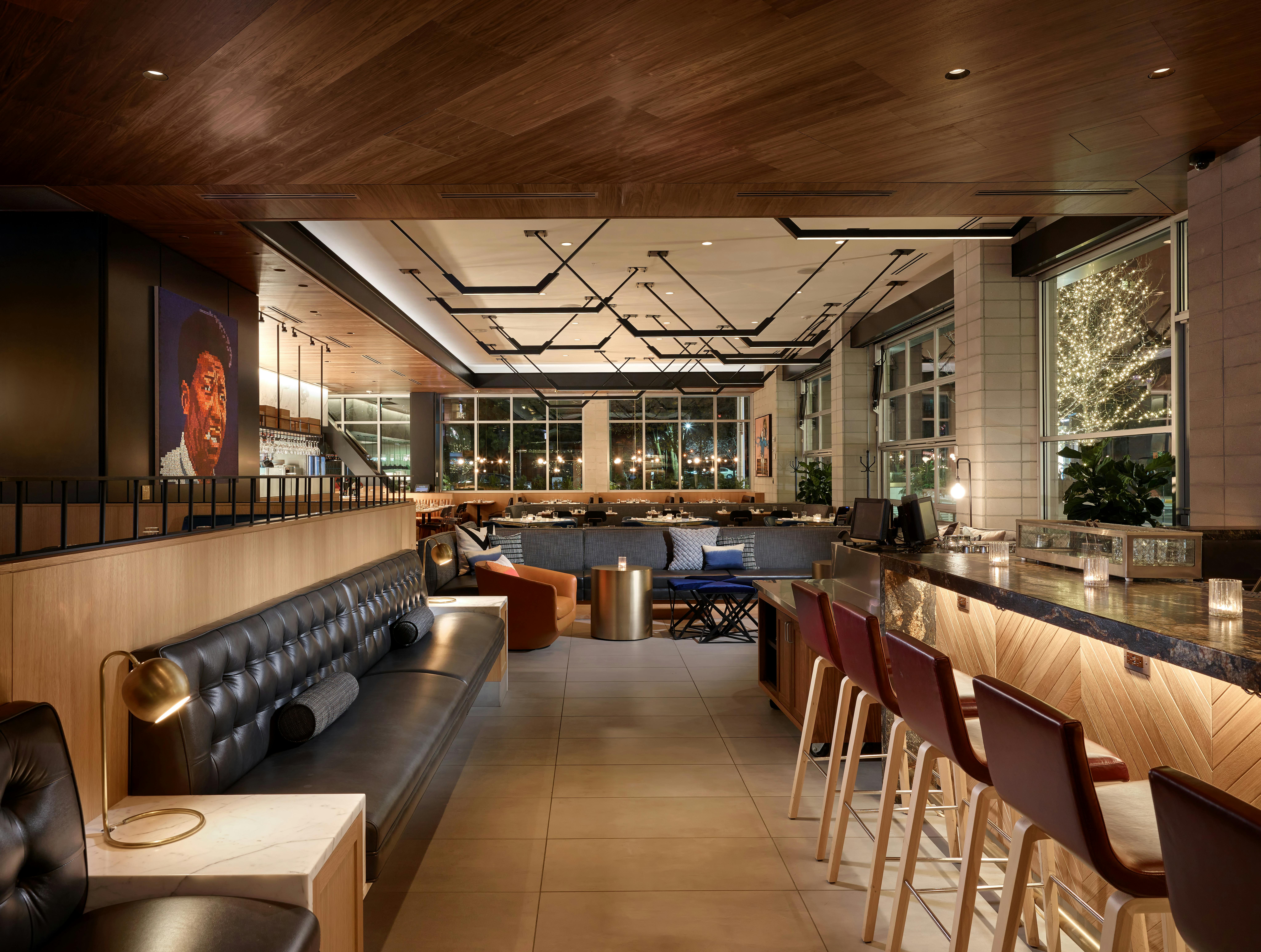 Interior, Restaurant event space at Earls Lincoln Park