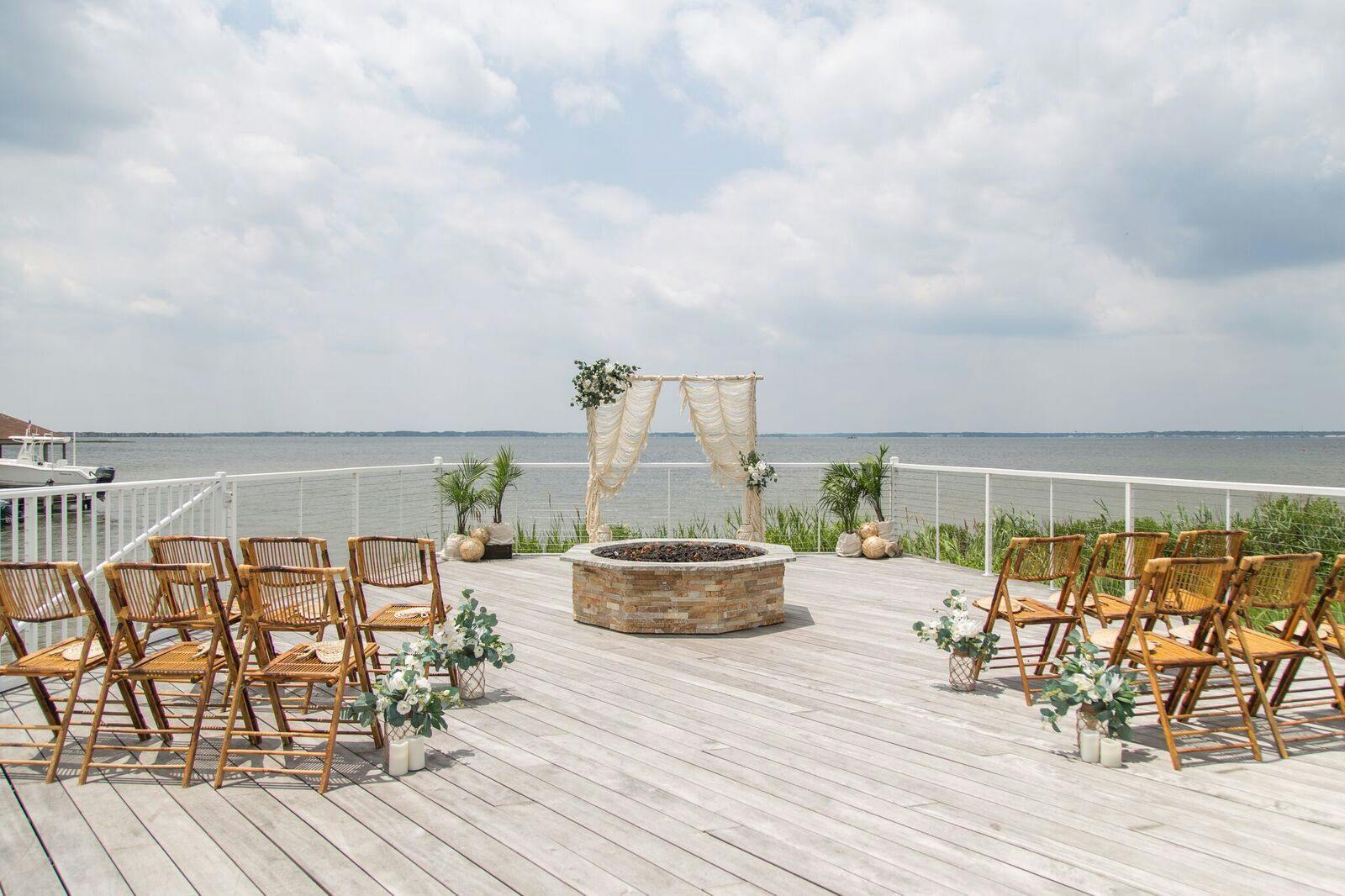 Outdoor Pool Deck - Firepit, an event space at Residence Inn Ocean City