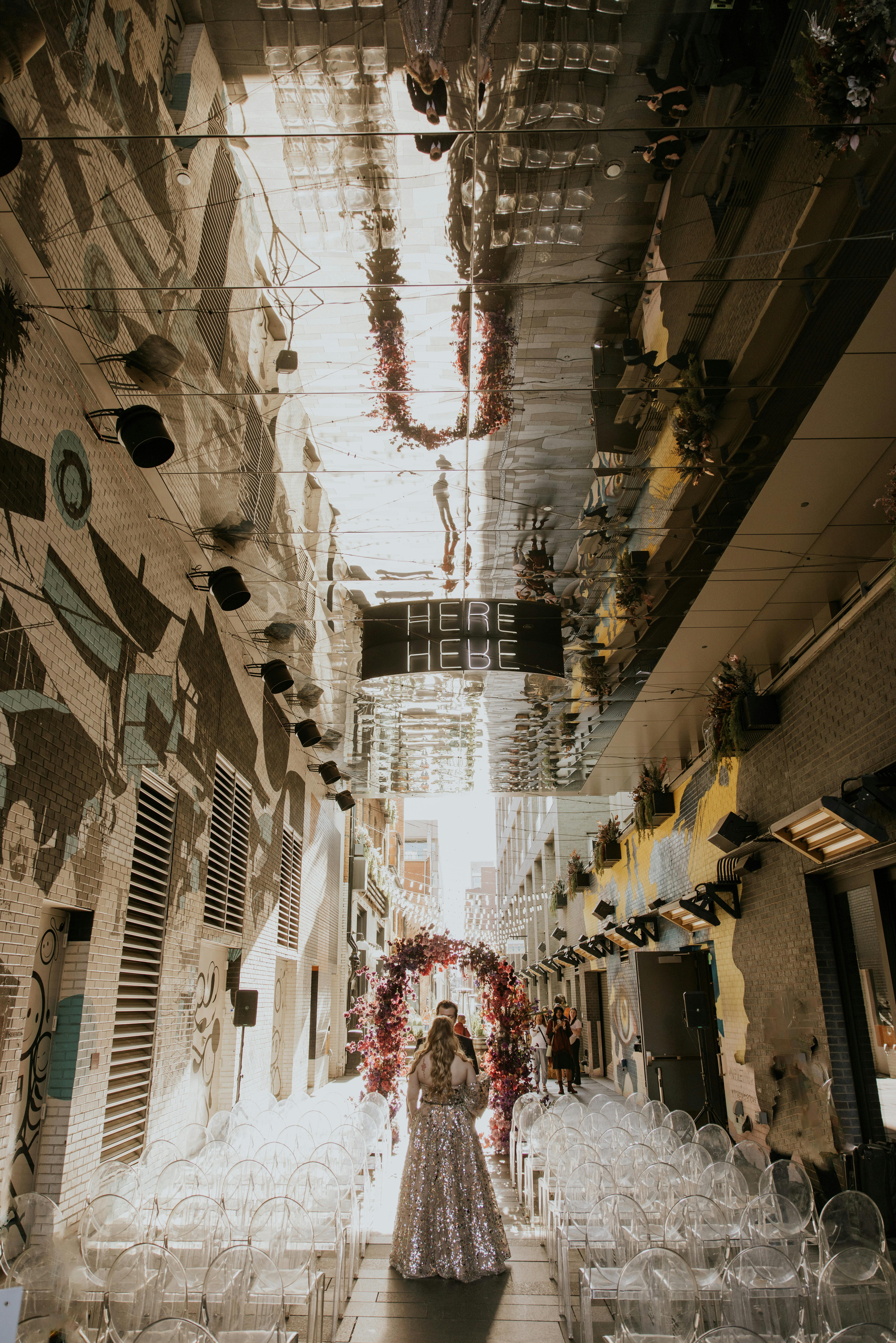 The Alley, an event space at The Maven at Dairy Block