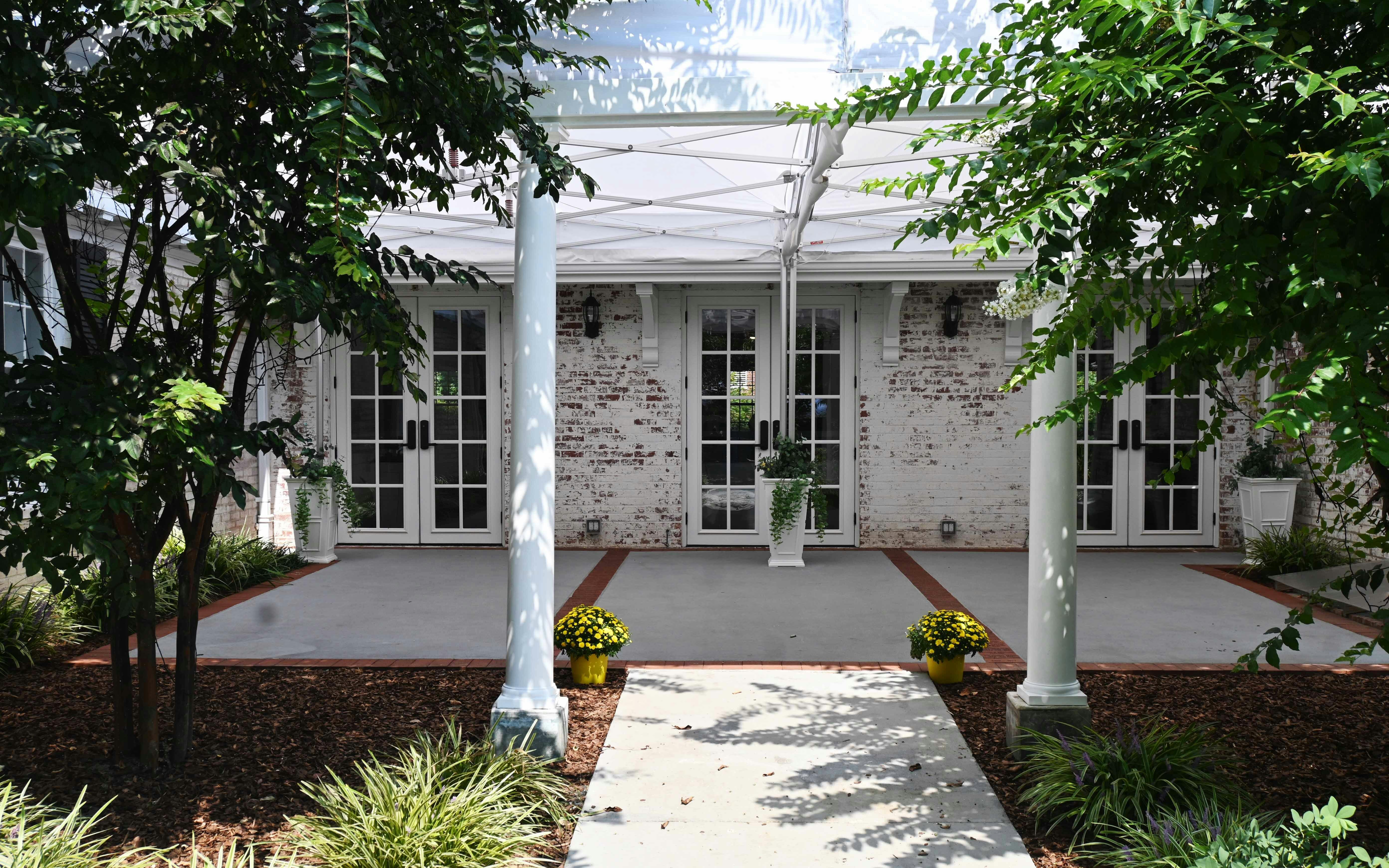 Covered Terrace, Outdoor event space at Woman's Club of Chevy Chase