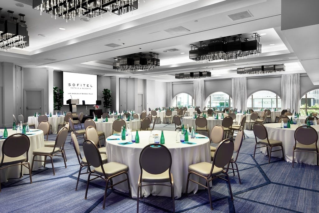 Beverly Ballroom, an event space at Sofitel Los Angeles at Beverly Hills
