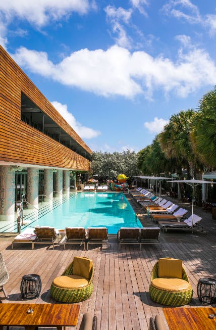 Hotel Pool Deck, an event space at SLS South Beach