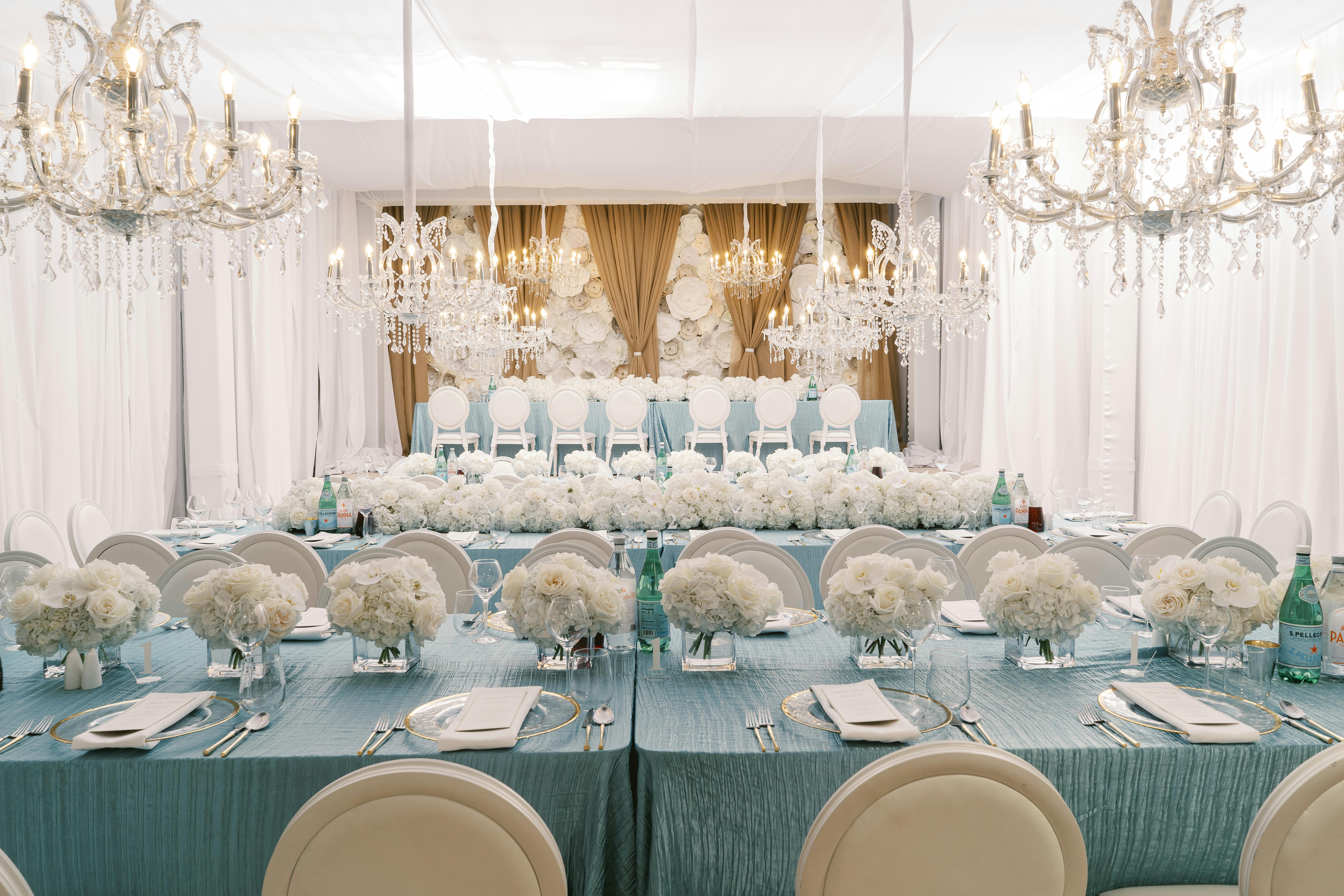 Featured photo from Elegant Tiffany Blue and White