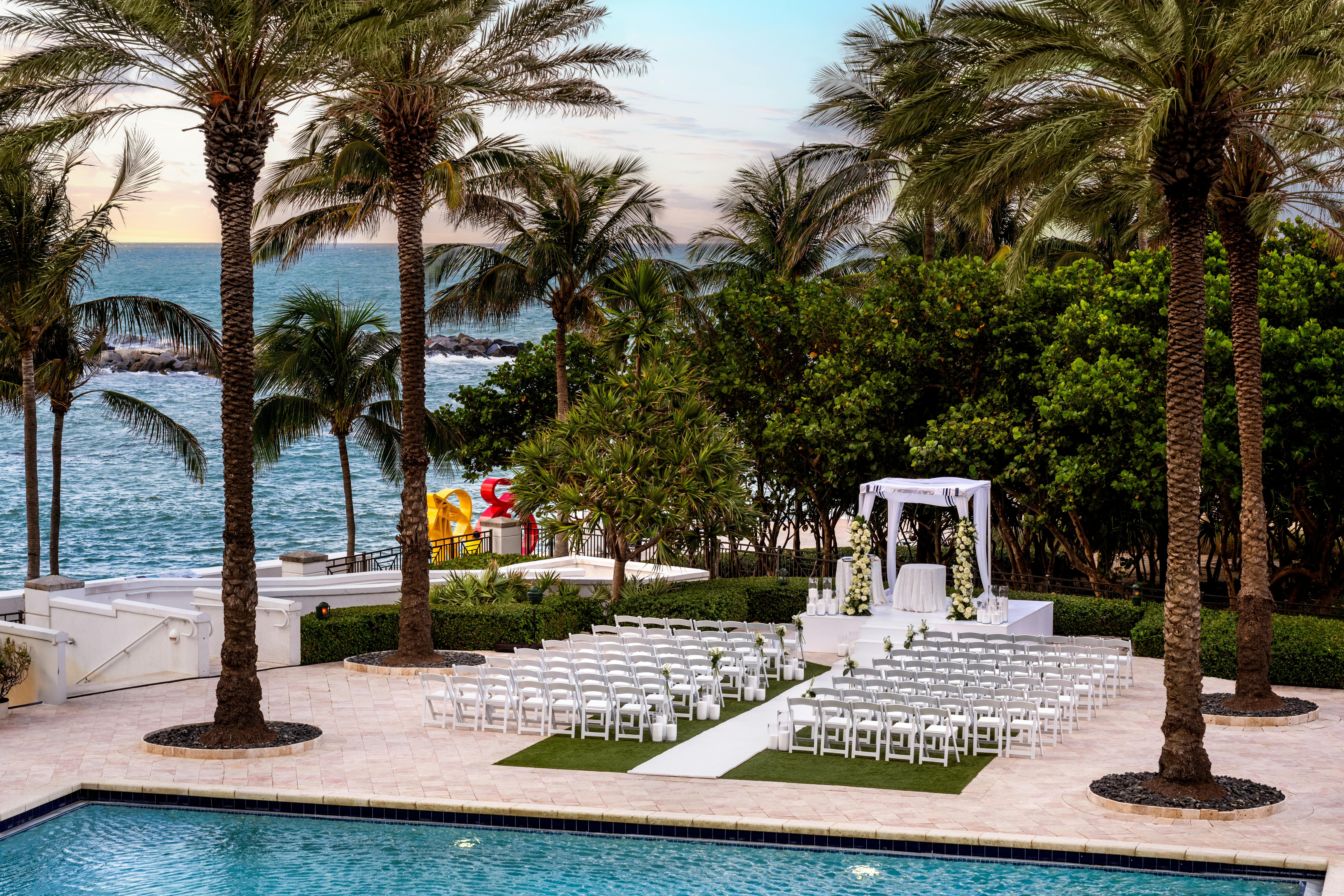 Chess Lawn by Water's Edge, an event space at The Ritz-Carlton Bal Harbour