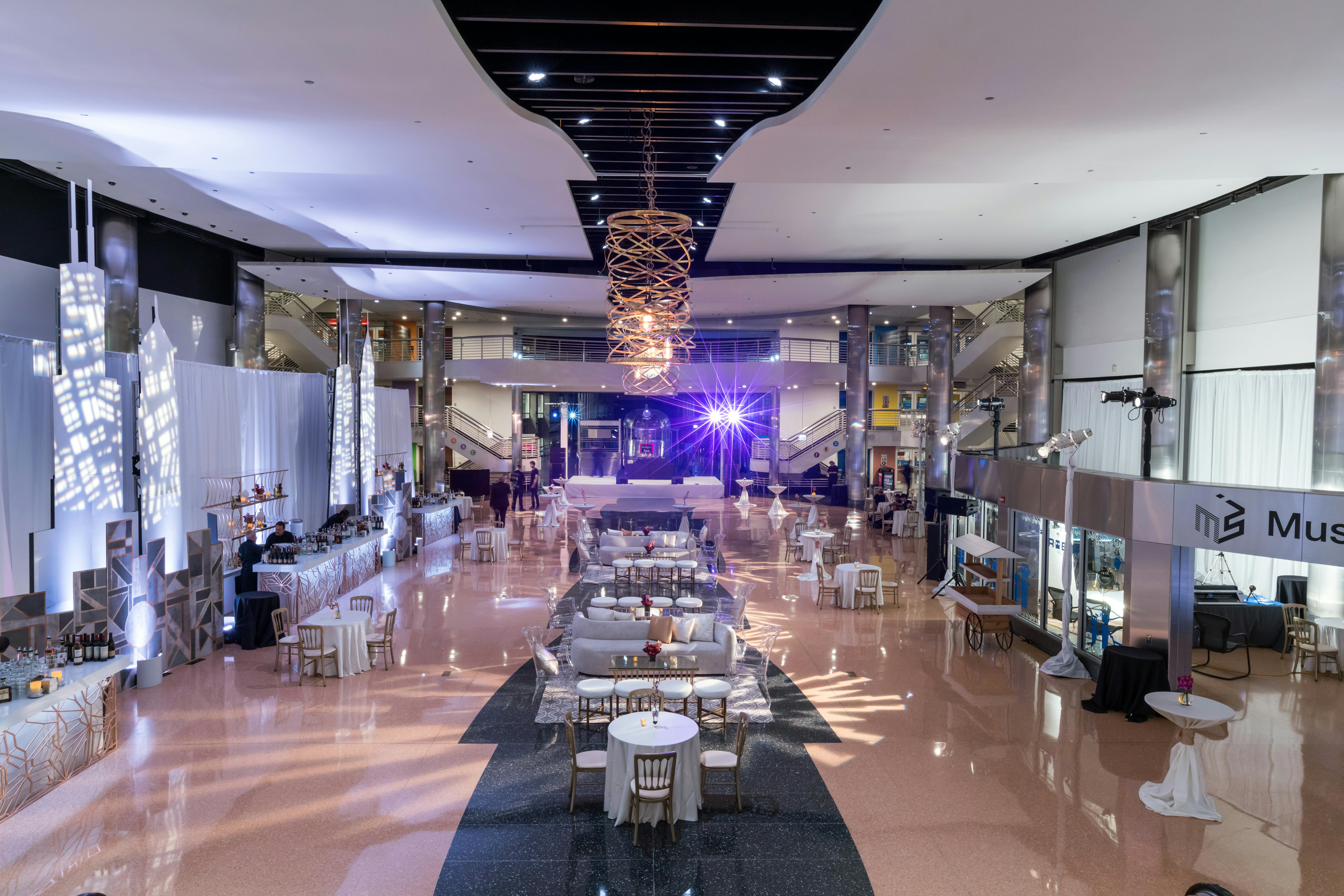 Entry Hall, an event space at Griffin Museum of Science and Industry, Chicago
