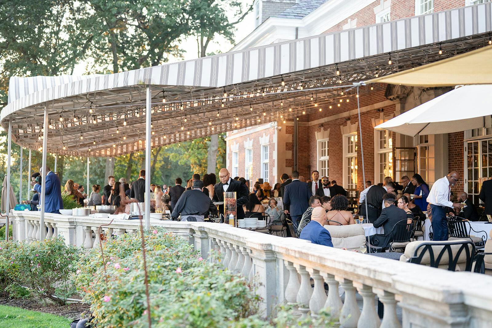 Terrace, an event space at The Muttontown Club