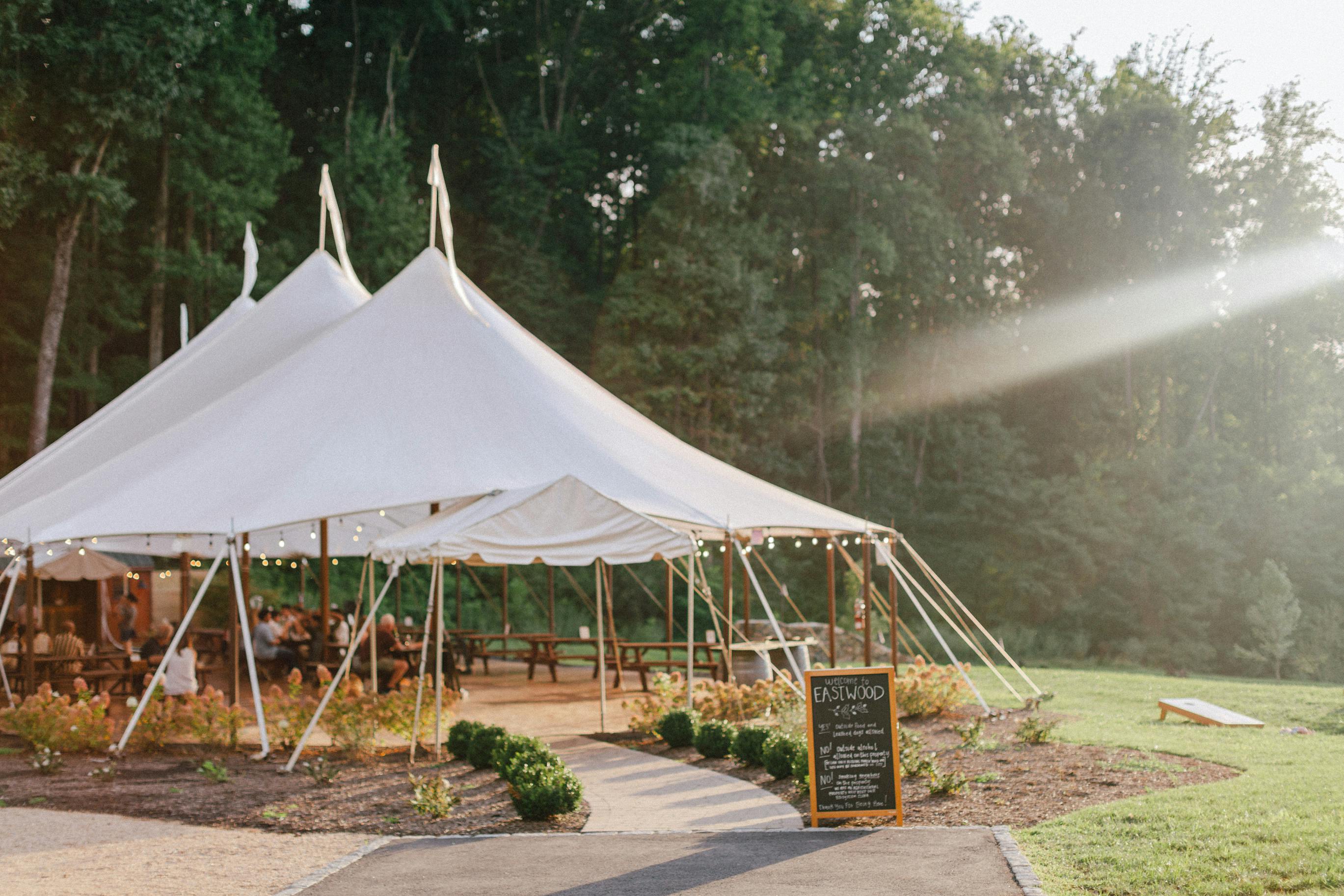 Tent & Terraces, an event space at Eastwood Farm and Winery