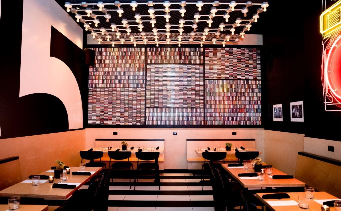 CASSETTE ROOM, an event space at Black Tap Craft Burgers & Beer 35th Street