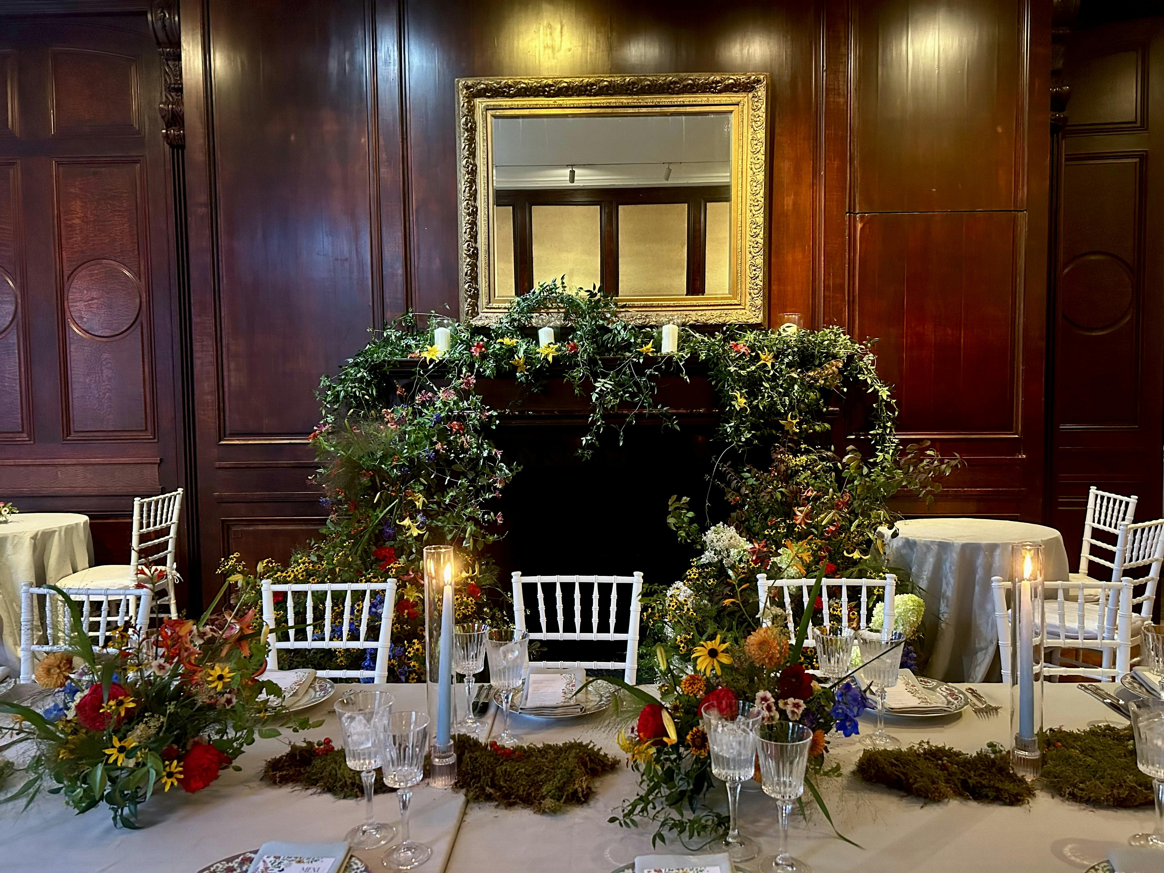 Mark Twain Room, an event space at Wave Hill