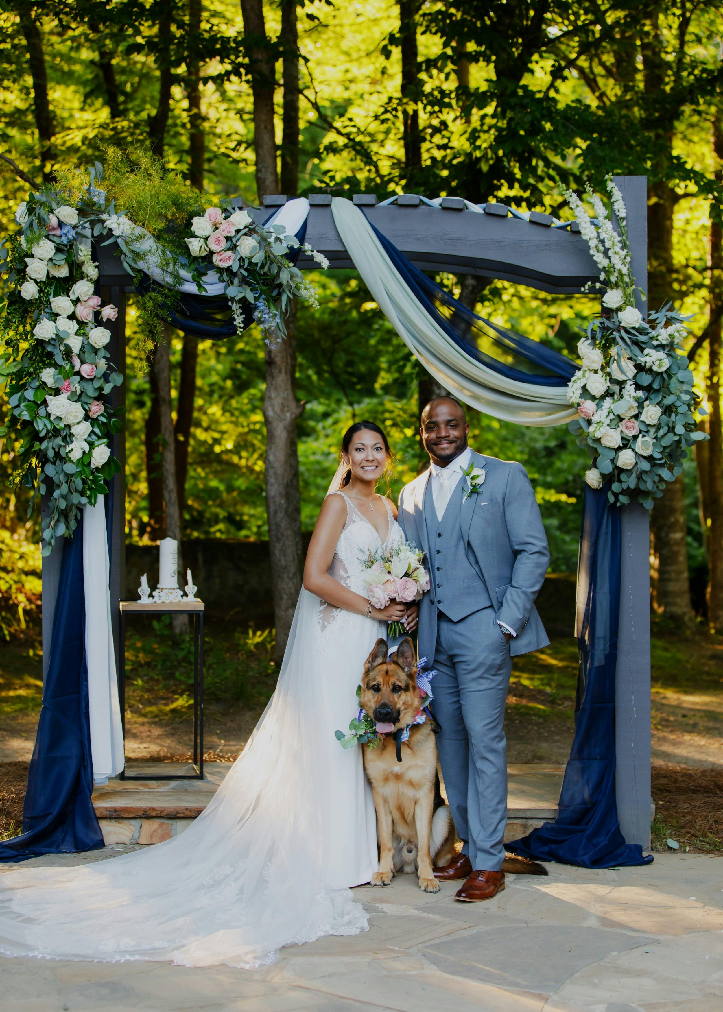 Featured photo from Spring Outdoor Forest Wedding