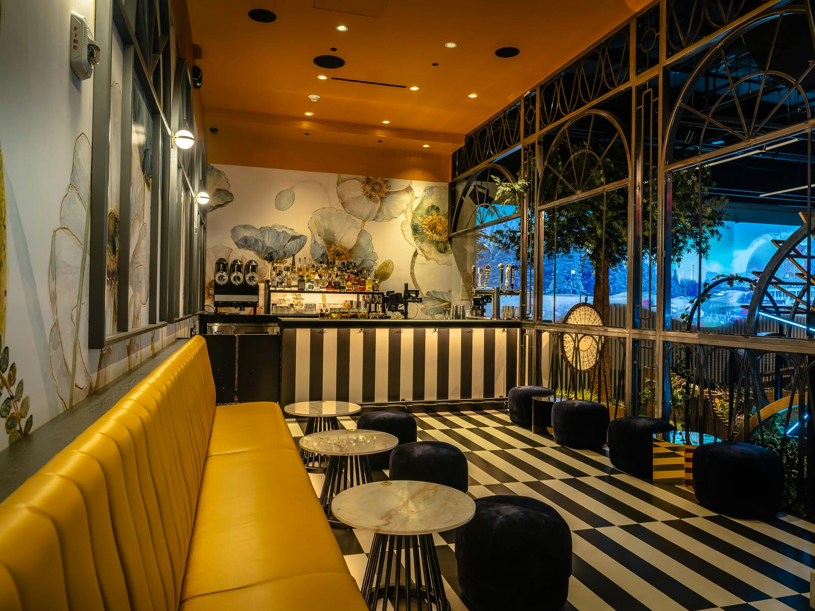 The Sun Room, an event space at Swingers – the crazy golf club (NoMad)