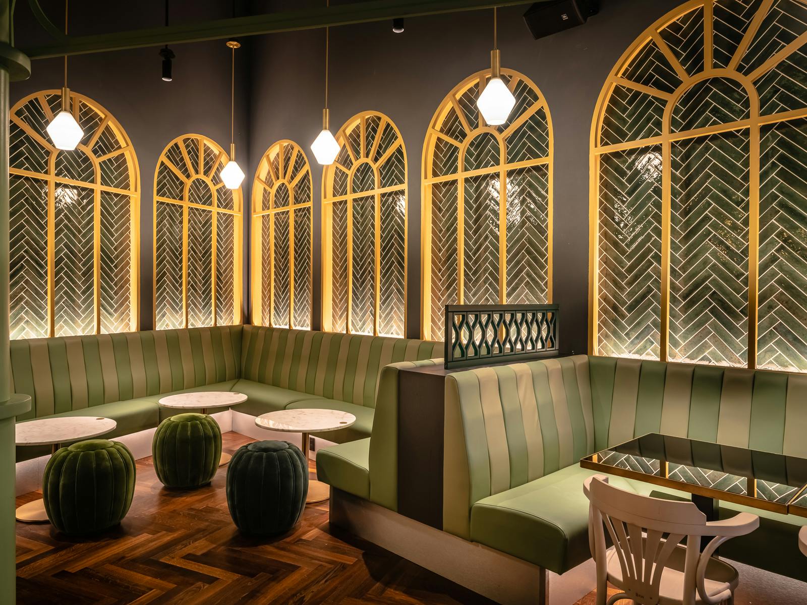 The Greenhouse, an event space at Swingers – the crazy golf club (NoMad)