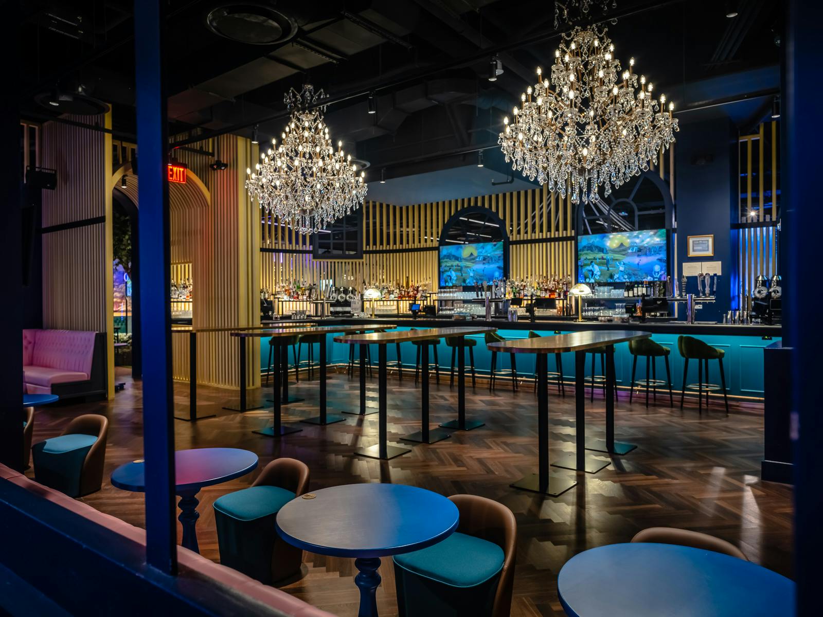 The Clubhouse, an event space at Swingers – the crazy golf club (NoMad)