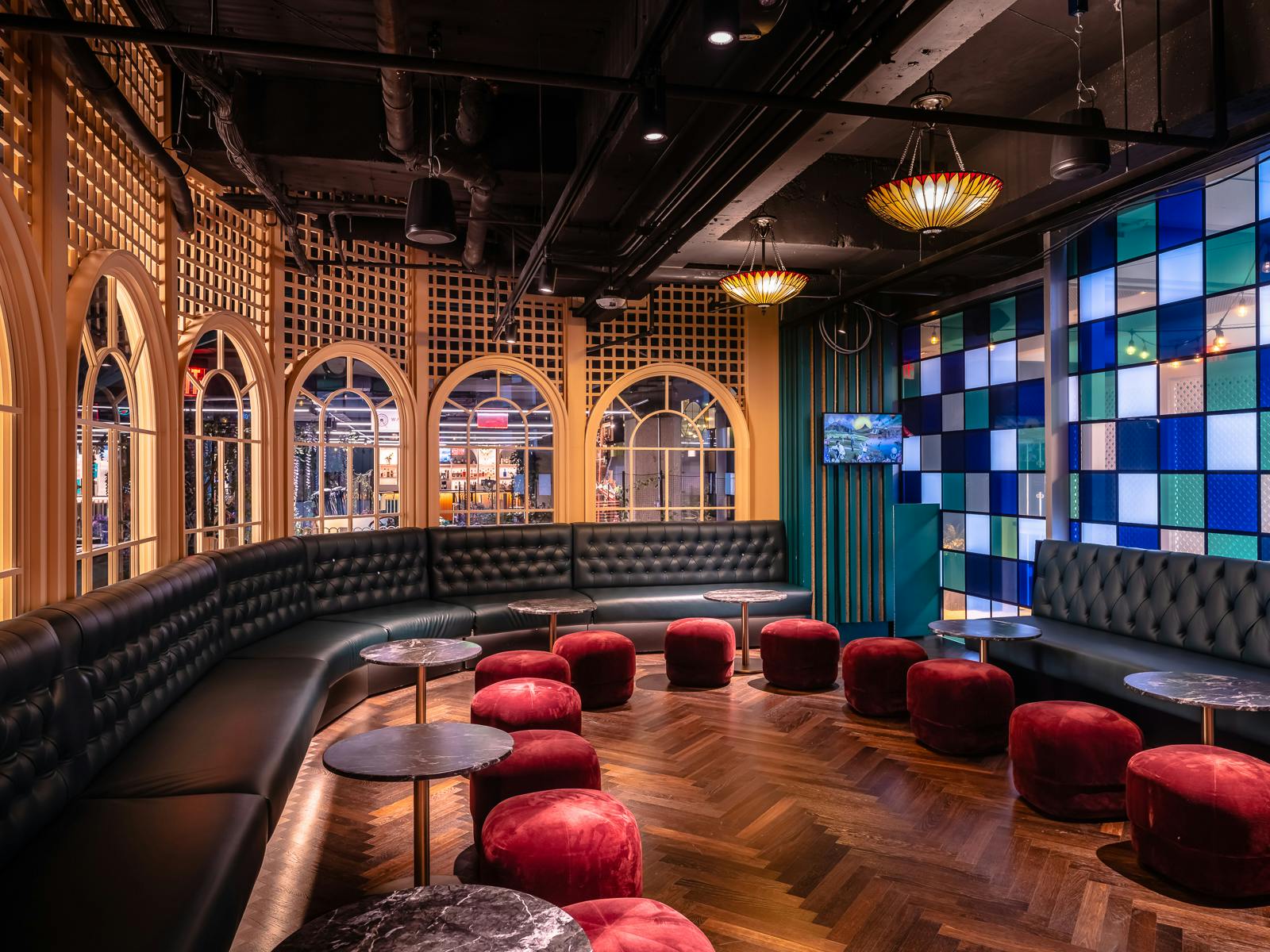 The Player's Lounge, an event space at Swingers – the crazy golf club (Dupont Circle)
