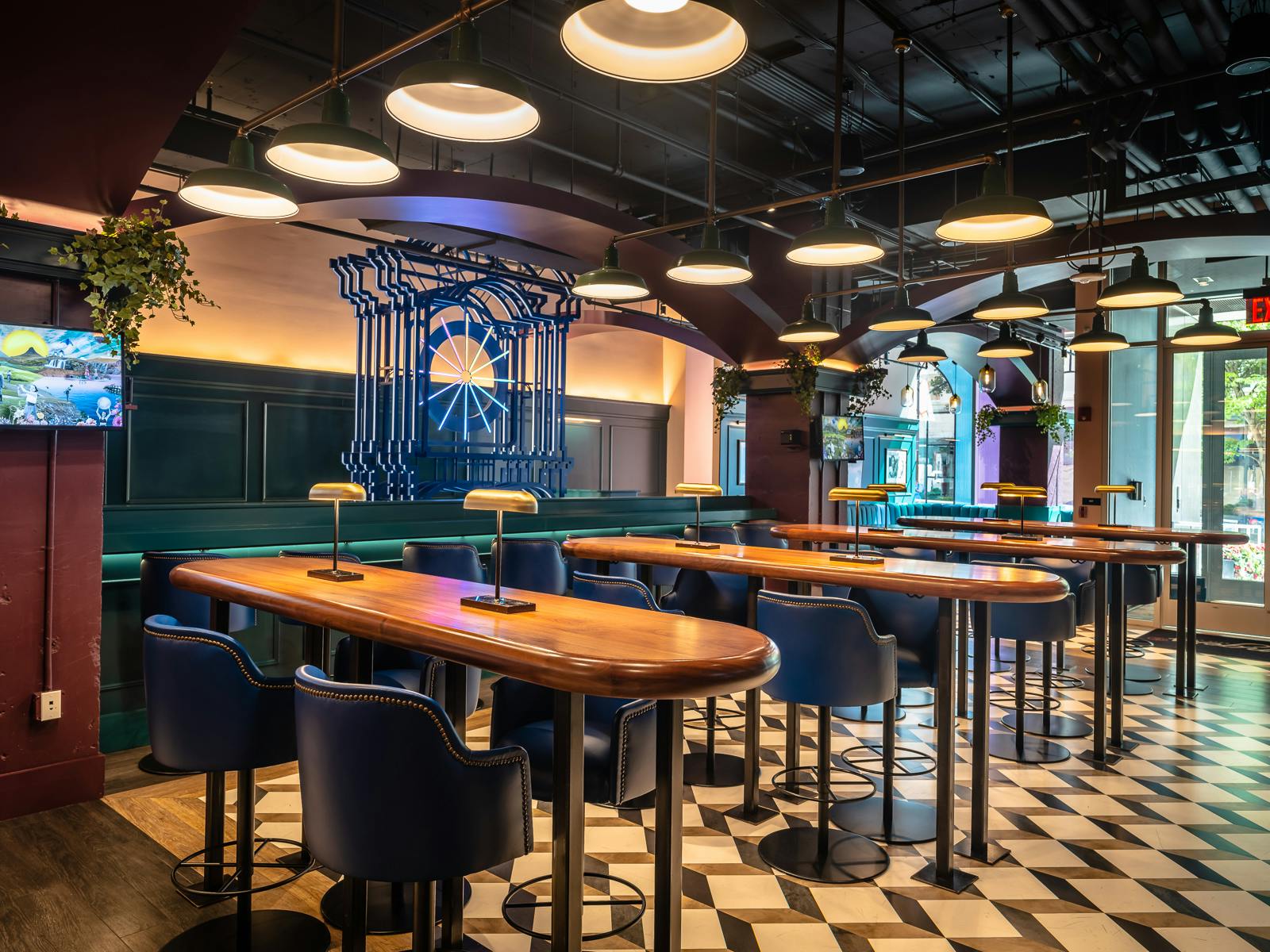 The Clocktower Bar, an event space at Swingers – the crazy golf club (Dupont Circle)