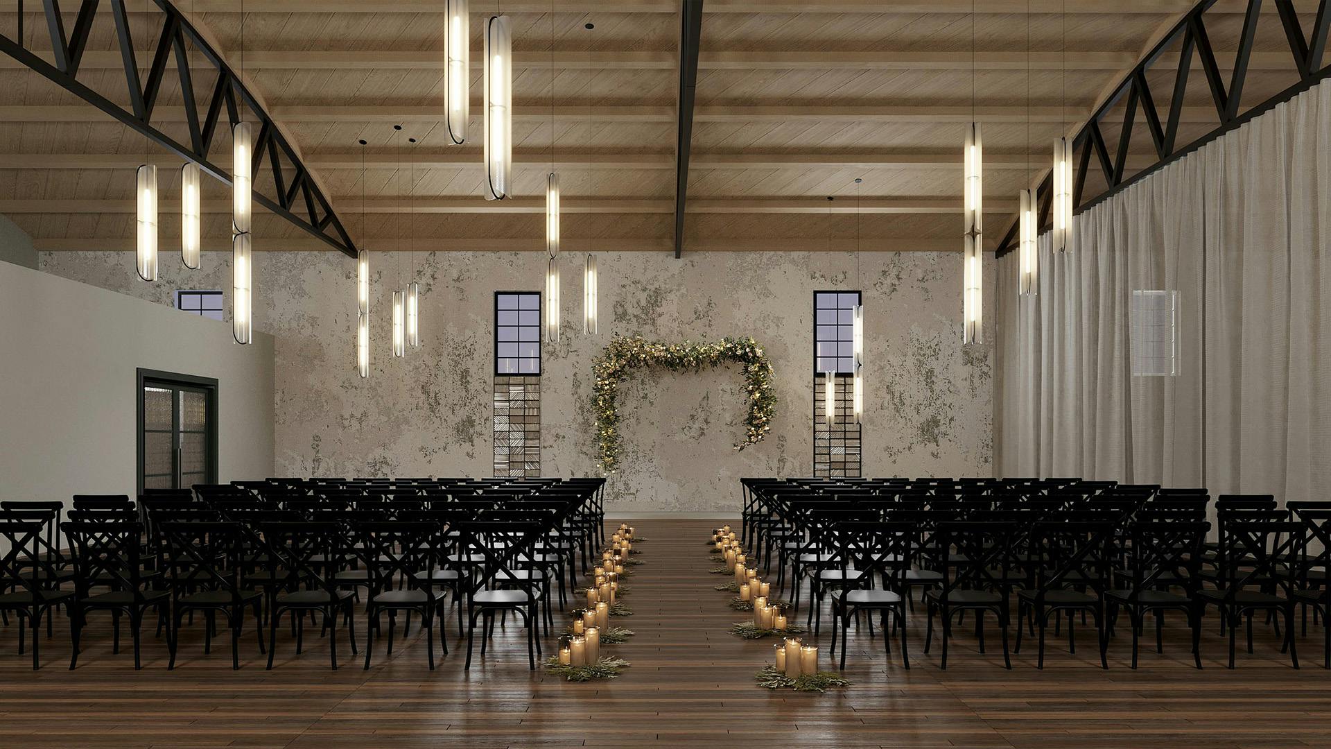 Gilded Hall Ceremony, Event Space at The Headquarters by Wedgewood Weddings & Events