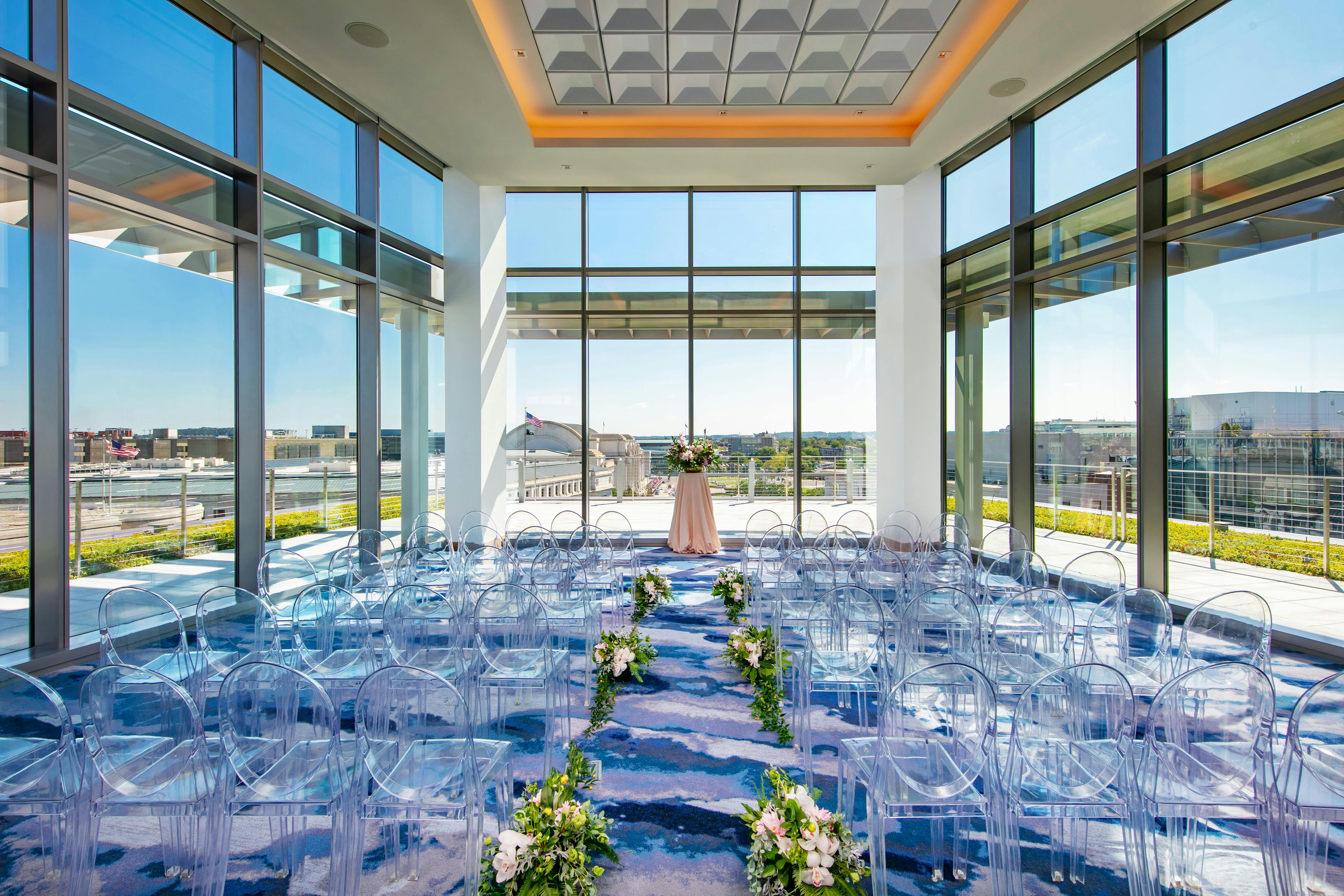 Sapphire Lounge & Terrace, an event space at The Royal Sonesta Washington, DC Capitol Hill