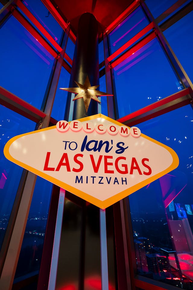 Featured photo from Inside The Ultimate Vegas-Themed Bar Mitzvah at The View of DC