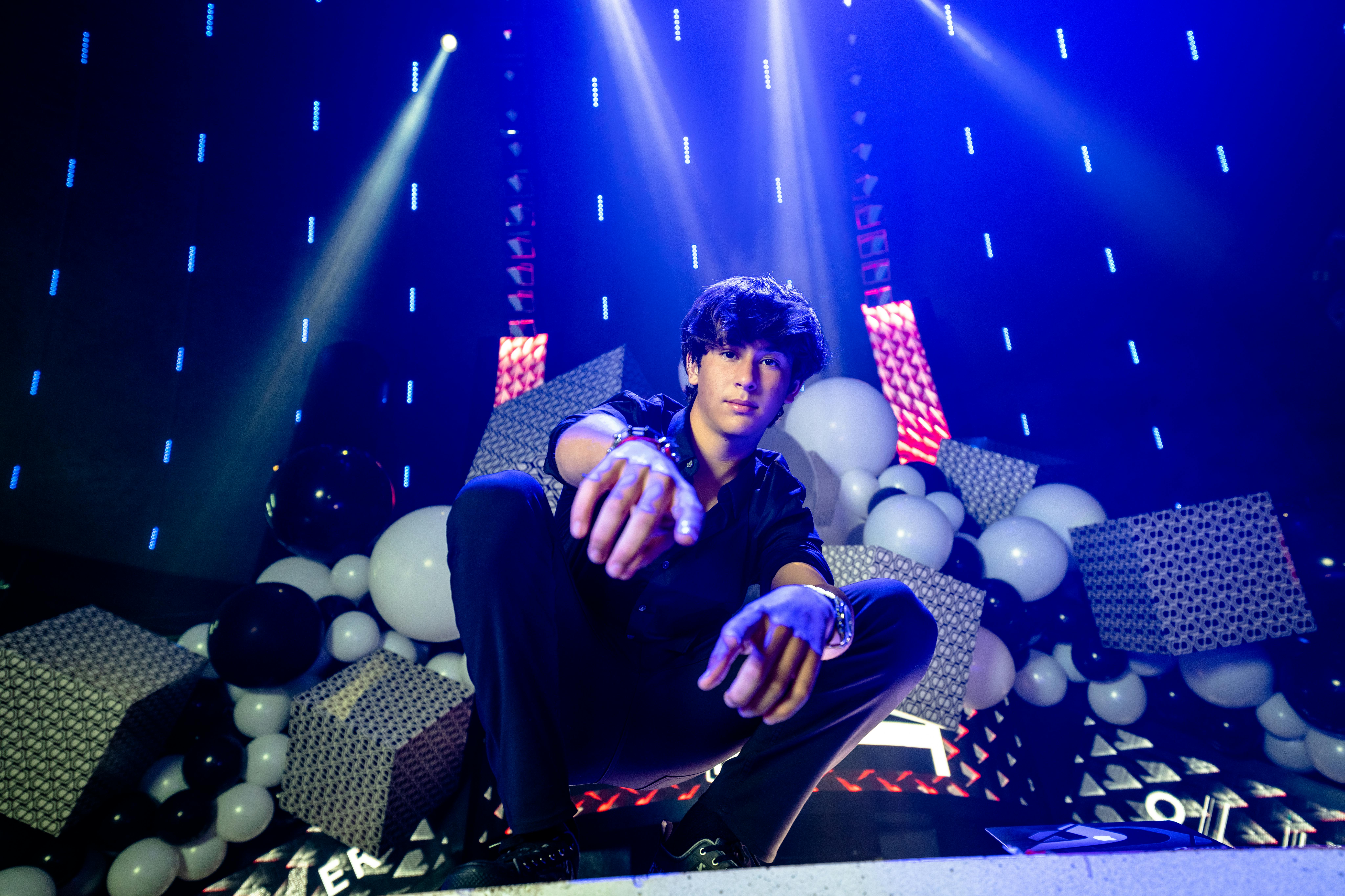 Featured photo from A High-Contrast, Ultra-Stylized Bar Mitzvah Featuring Striking Portrait Setups at LIV Miami