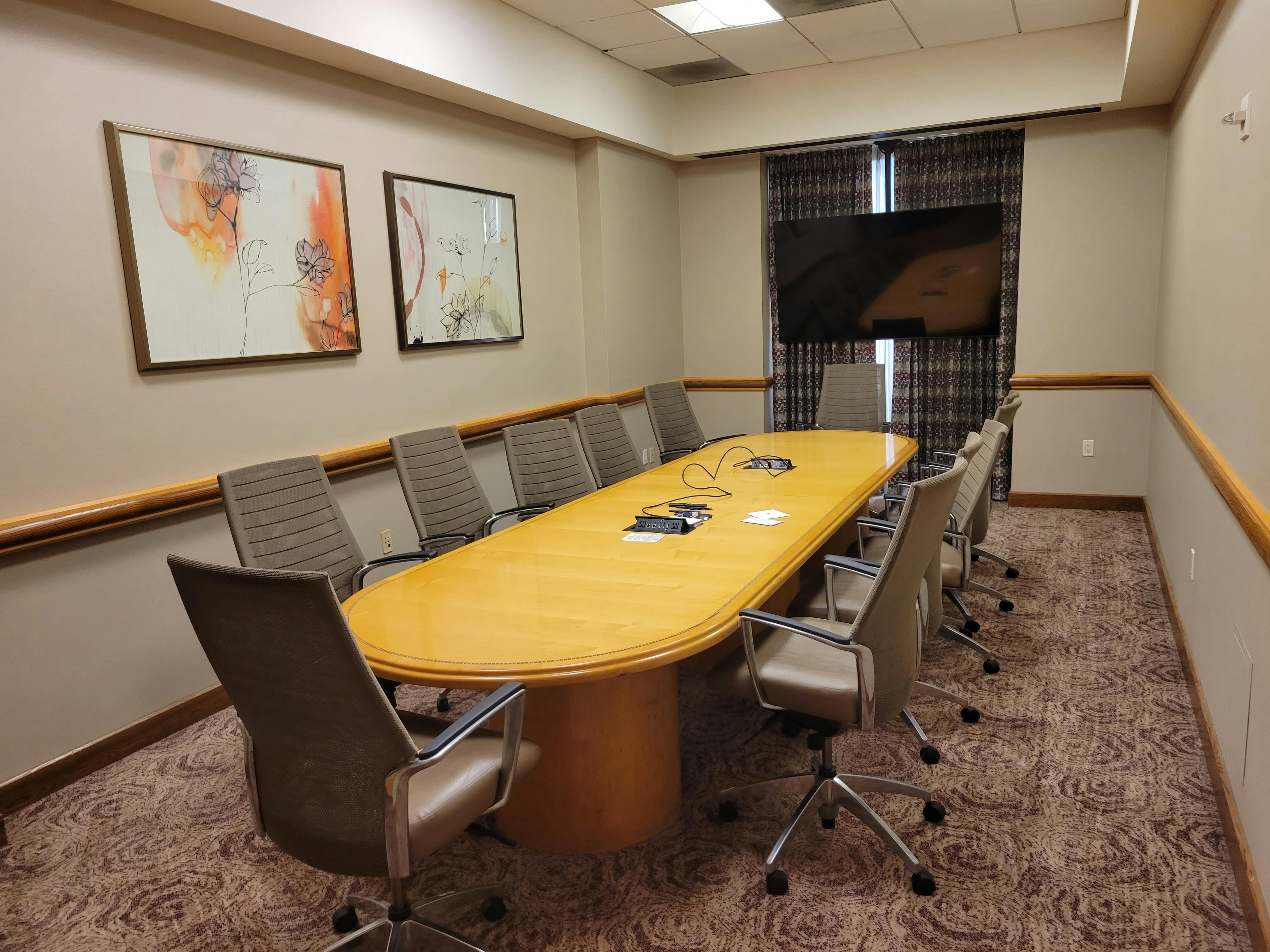 Proprietor's Boardroom, an event space at DoubleTree By Hilton Irvine Spectrum