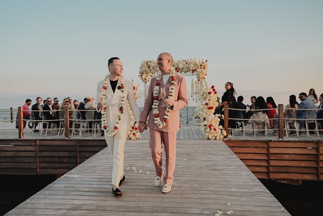 Featured photo from Innovation and Glamour: Stephen & Anup’s Wedding at St. Regis Kanai