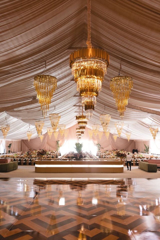 Featured photo from Glittering Golden Wedding Reception in Santa Ynez Valley