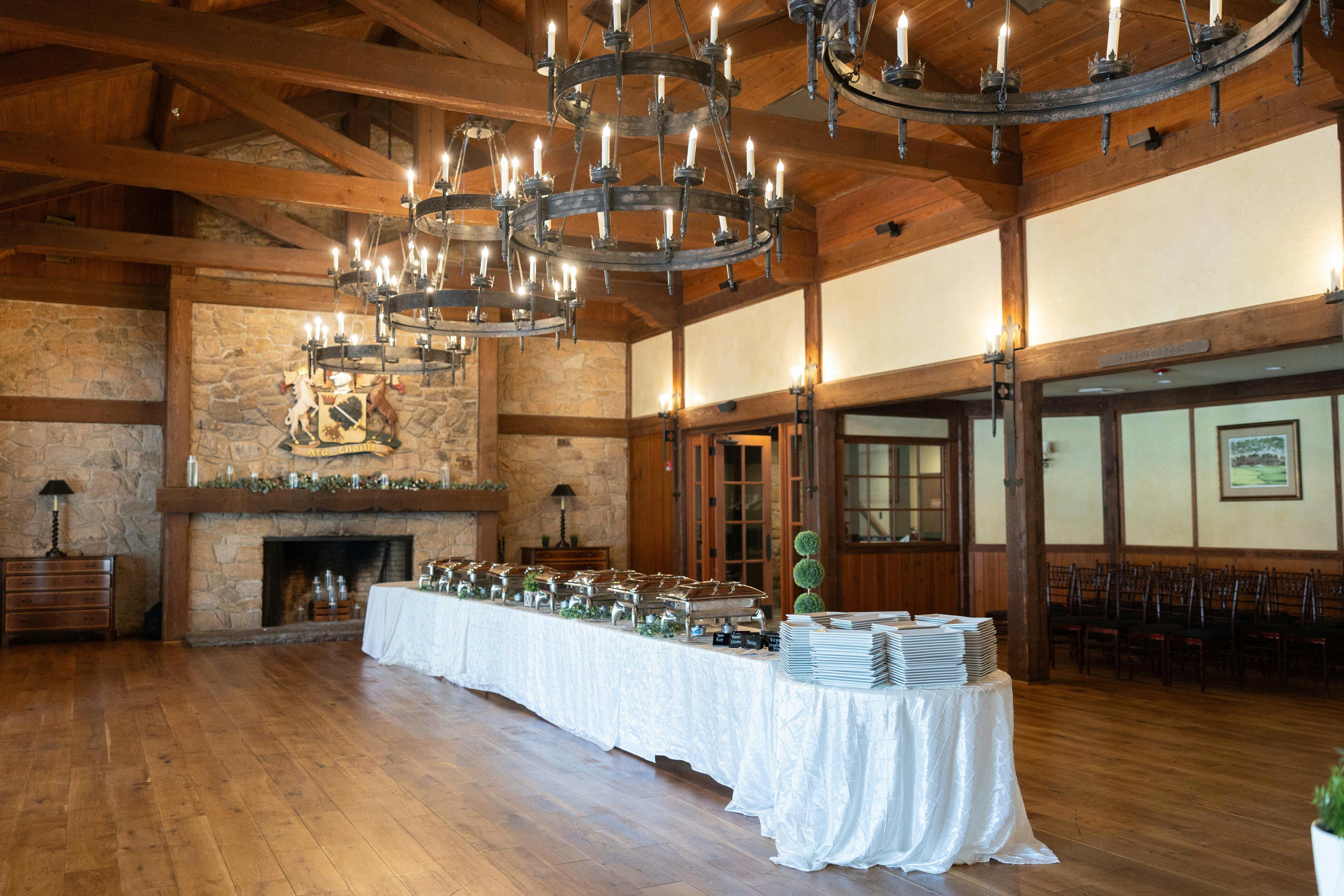 Main Dining Room, an event space at MacGregor Downs Country Club