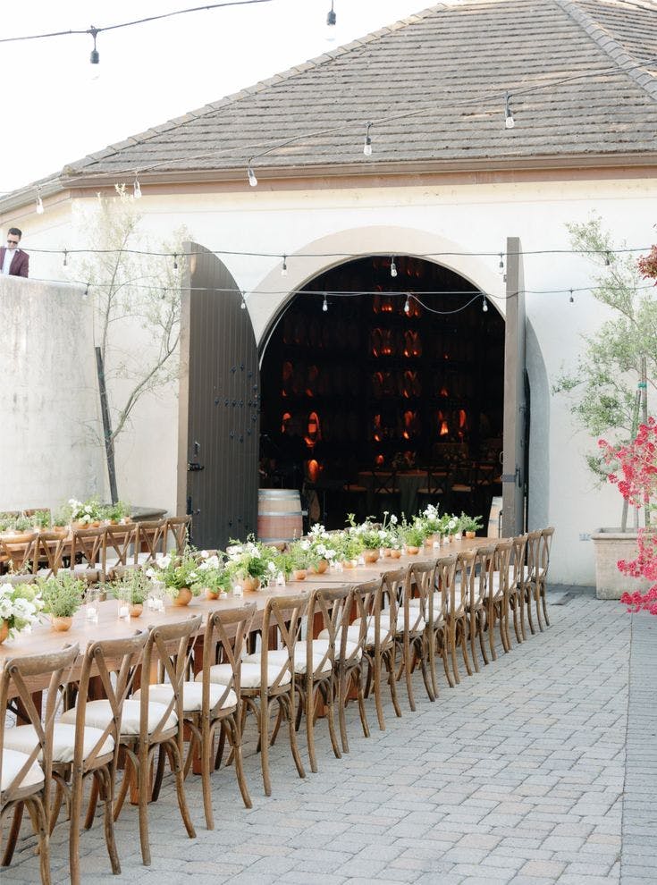 The Barrel Room, an event space at Folktale Winery & Vineyards