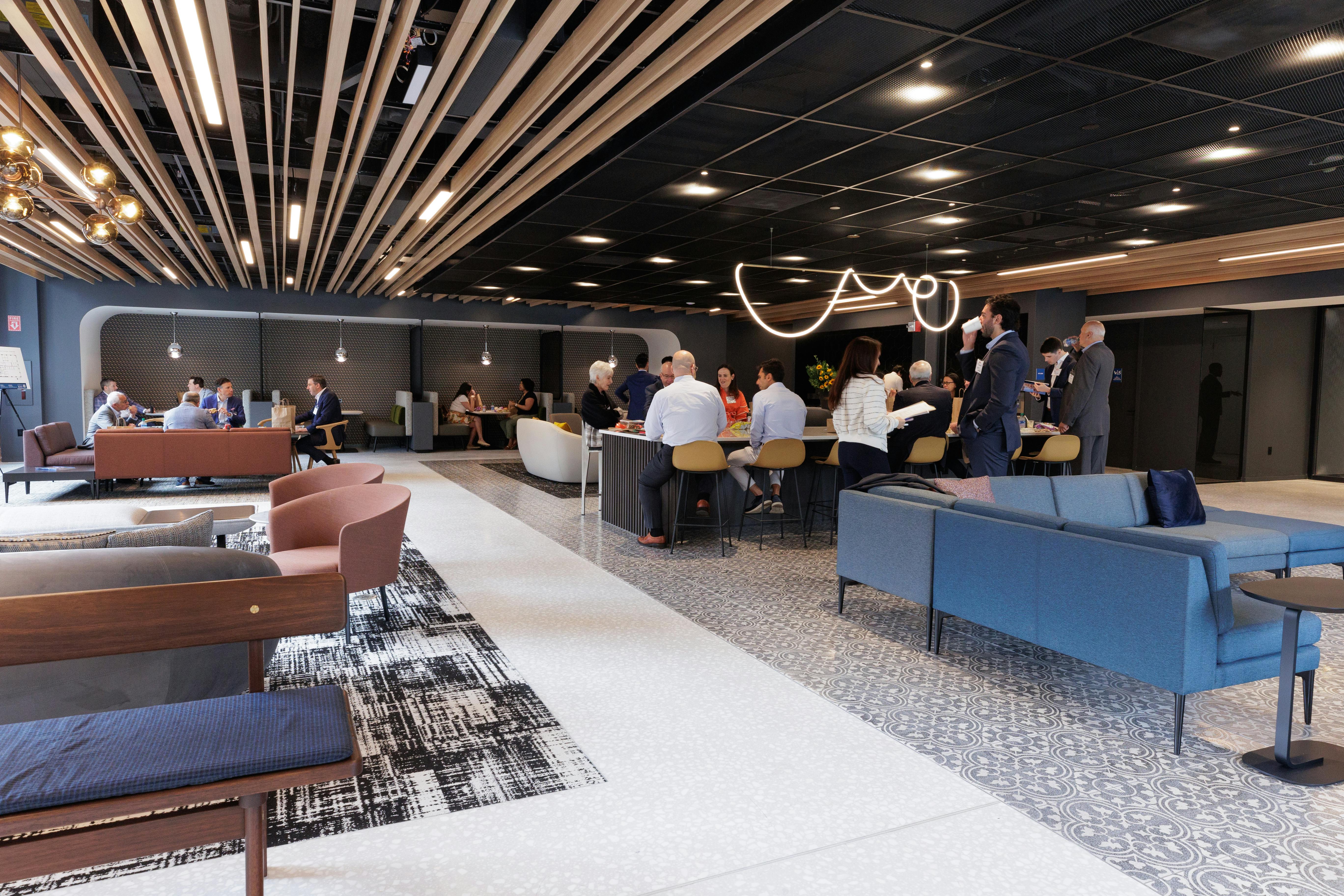 Brewster Lounge, an event space at Queens Conference Center