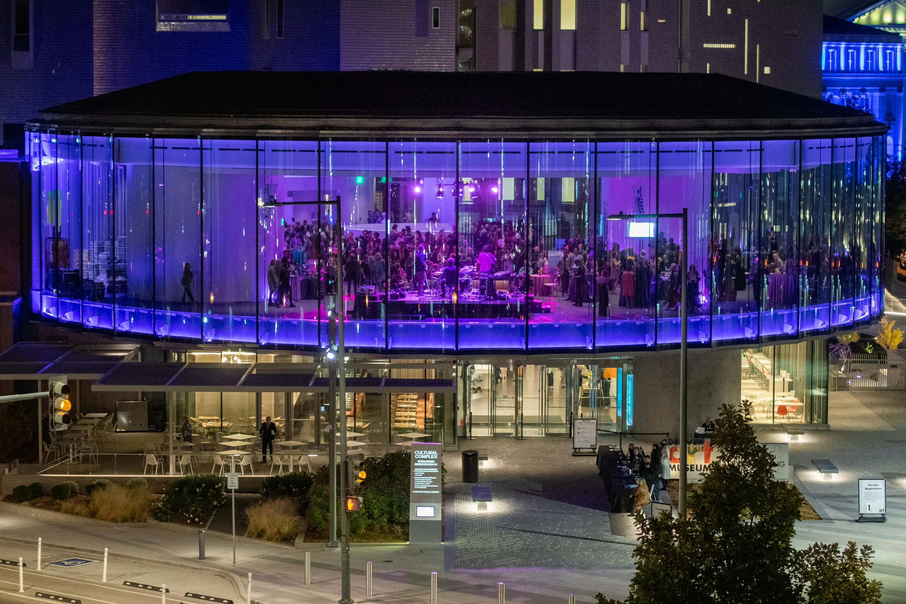 Sturm Pavilion, an event space at Denver Art Museum