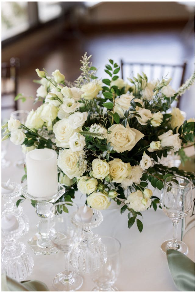 Featured photo from Stunning Outdoor White Floral Wedding