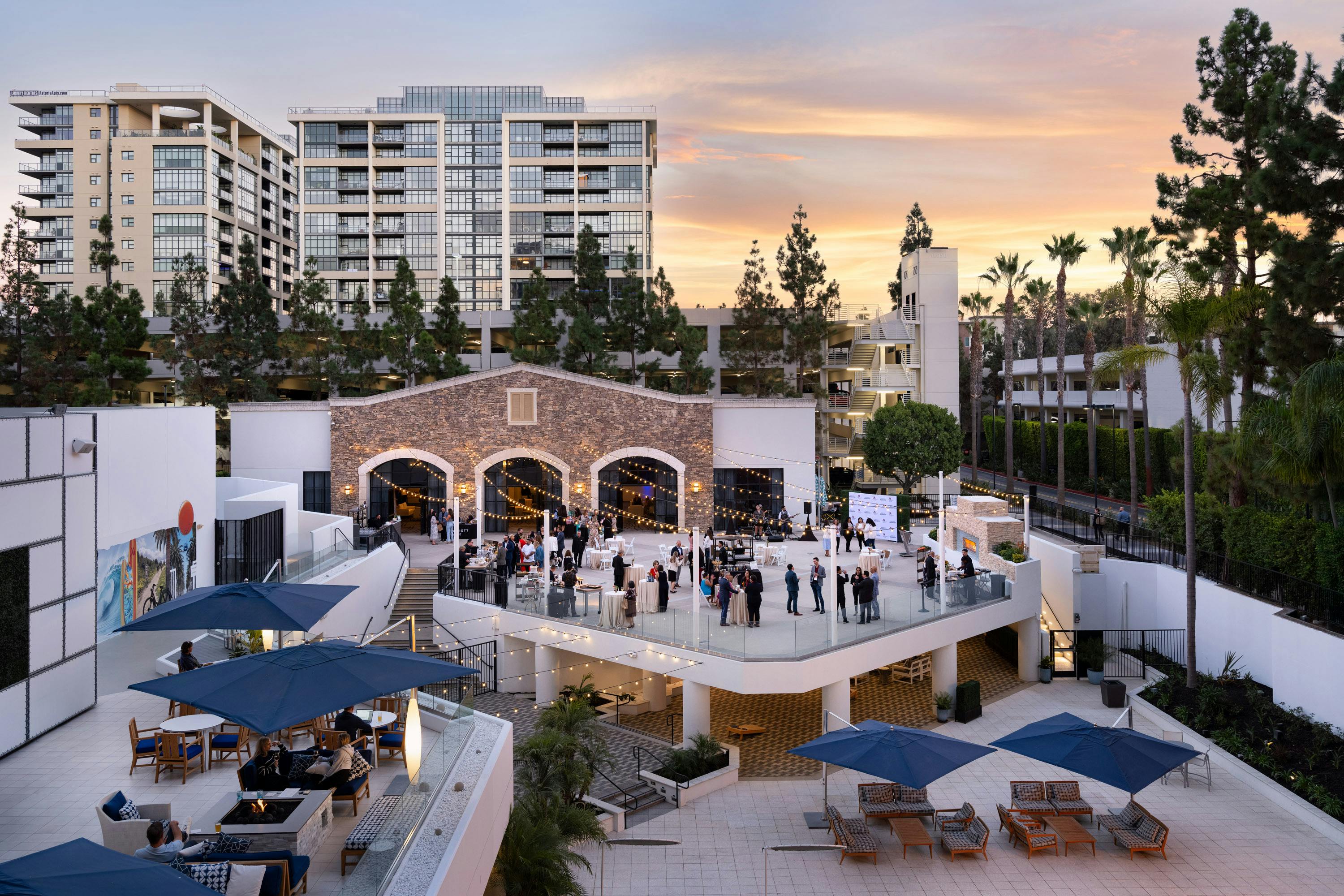 Catalina Terrace, an event space at Irvine Marriott