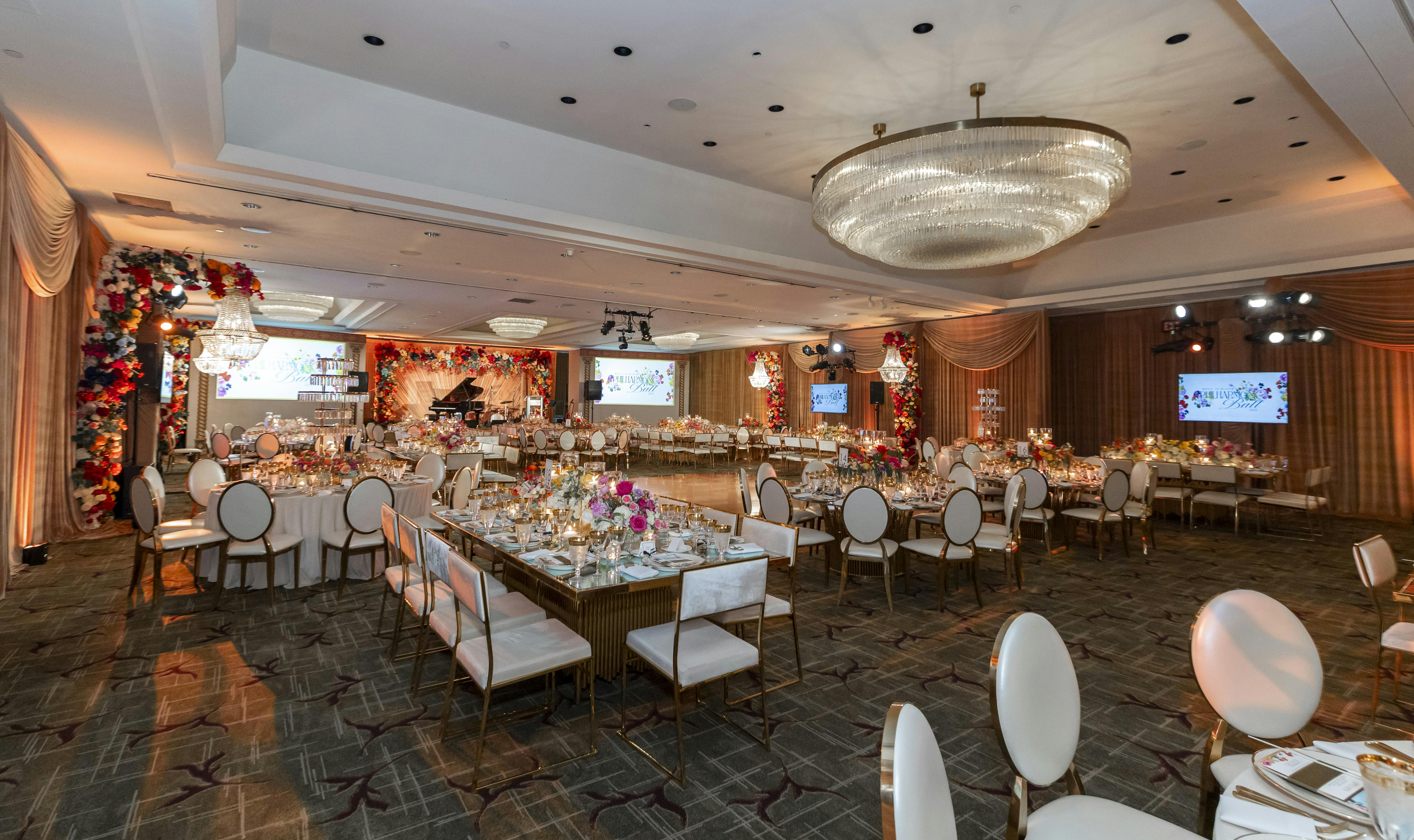 Plaza Ballroom, an event space at The Westin South Coast Plaza, Costa Mesa