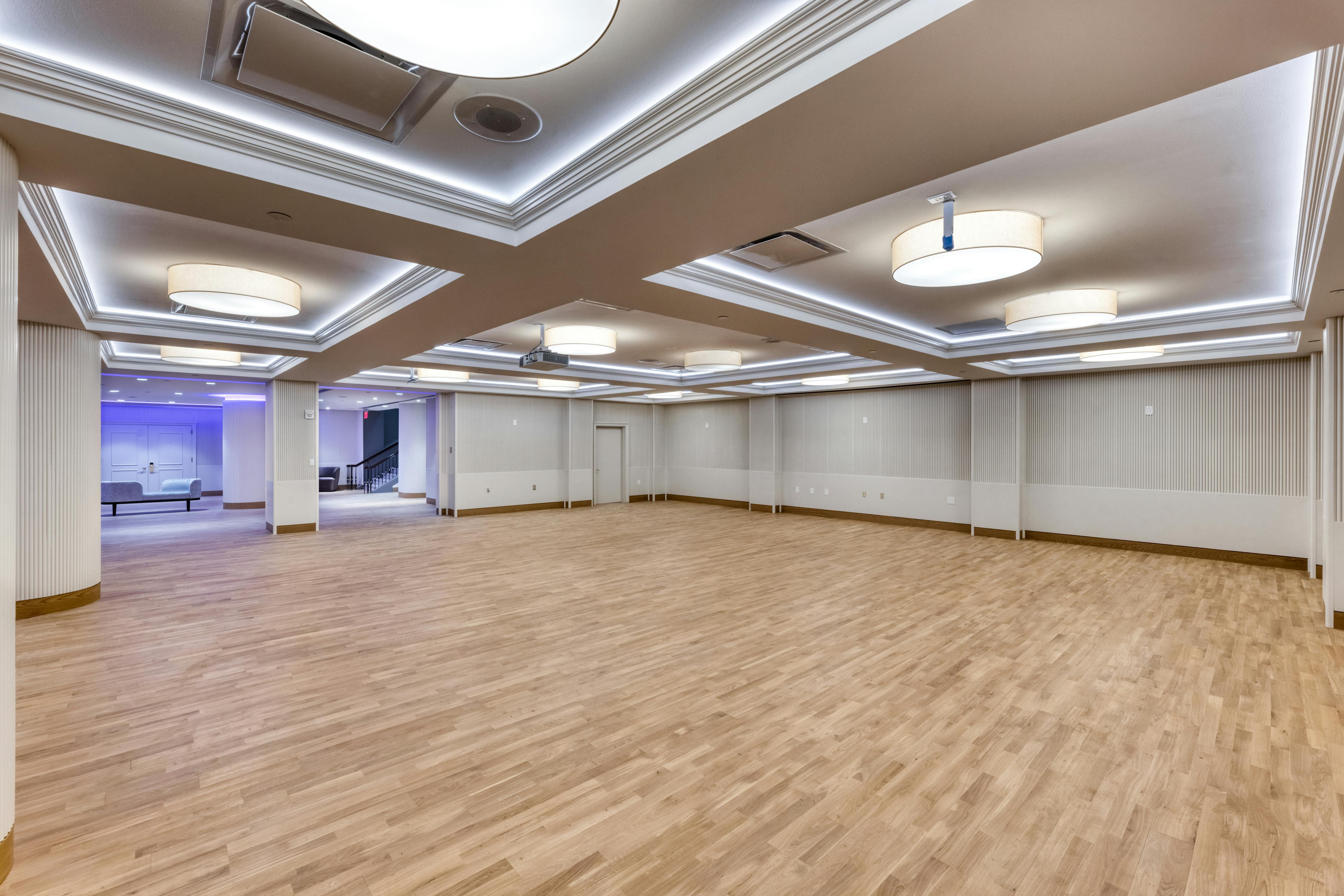 Hamilton Ballroom, an event space at The Schuyler