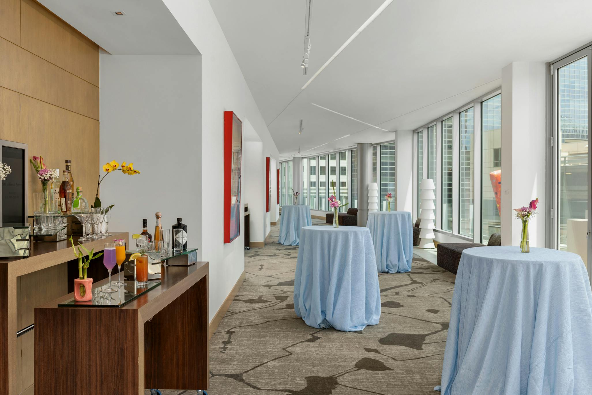 Grand Colonnade, an event space at The Art Hotel Denver, Curio Collection by Hilton