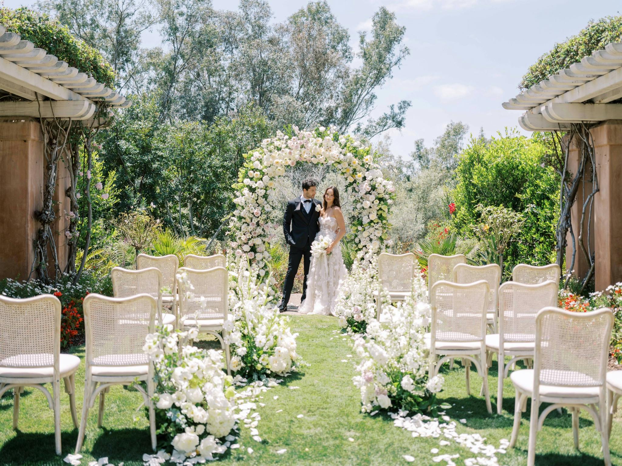 Rose Garden, Event Space at Rancho Valencia Resort & Spa
