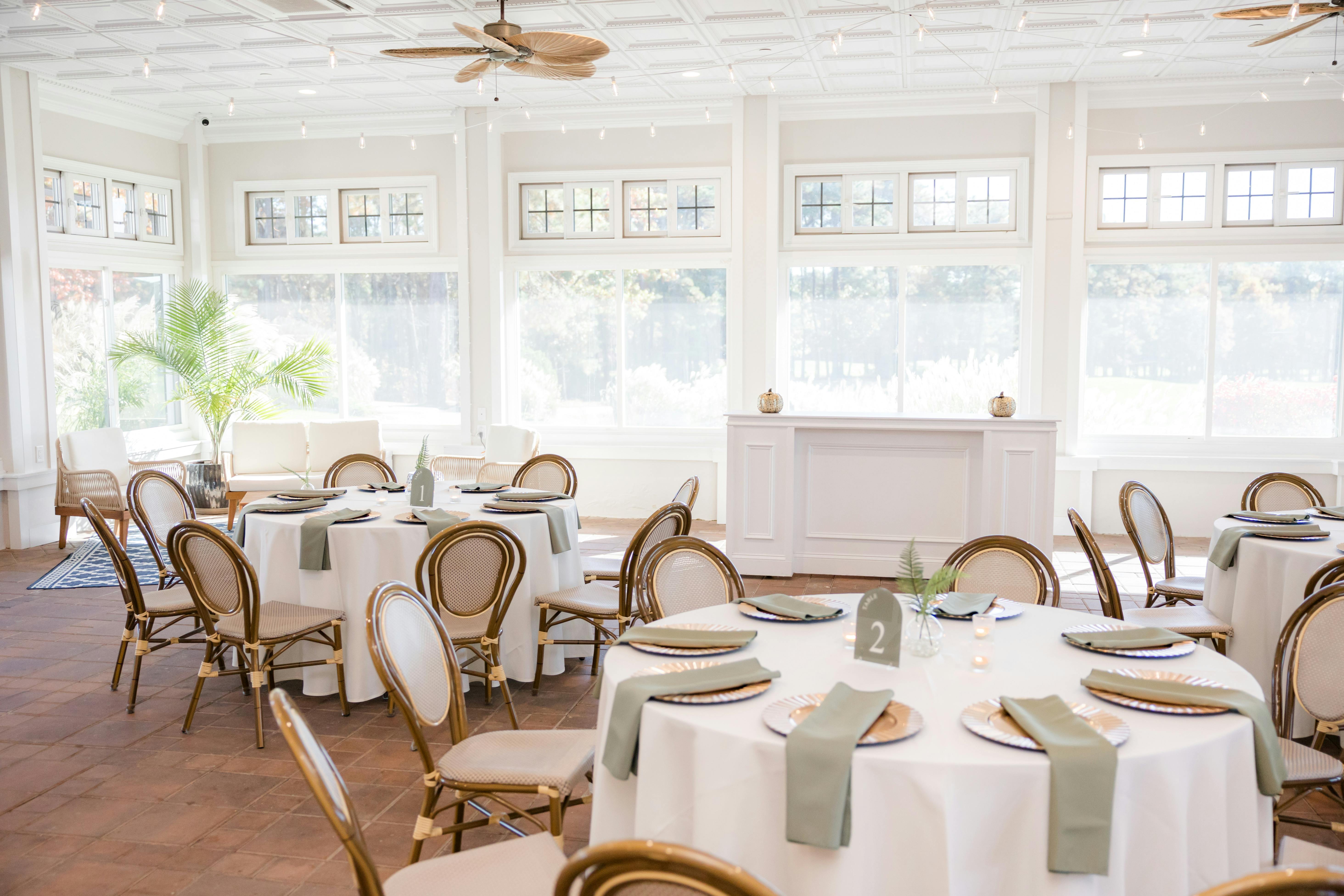 The Sun Parlor, an event space at LBI National Golf & Resort